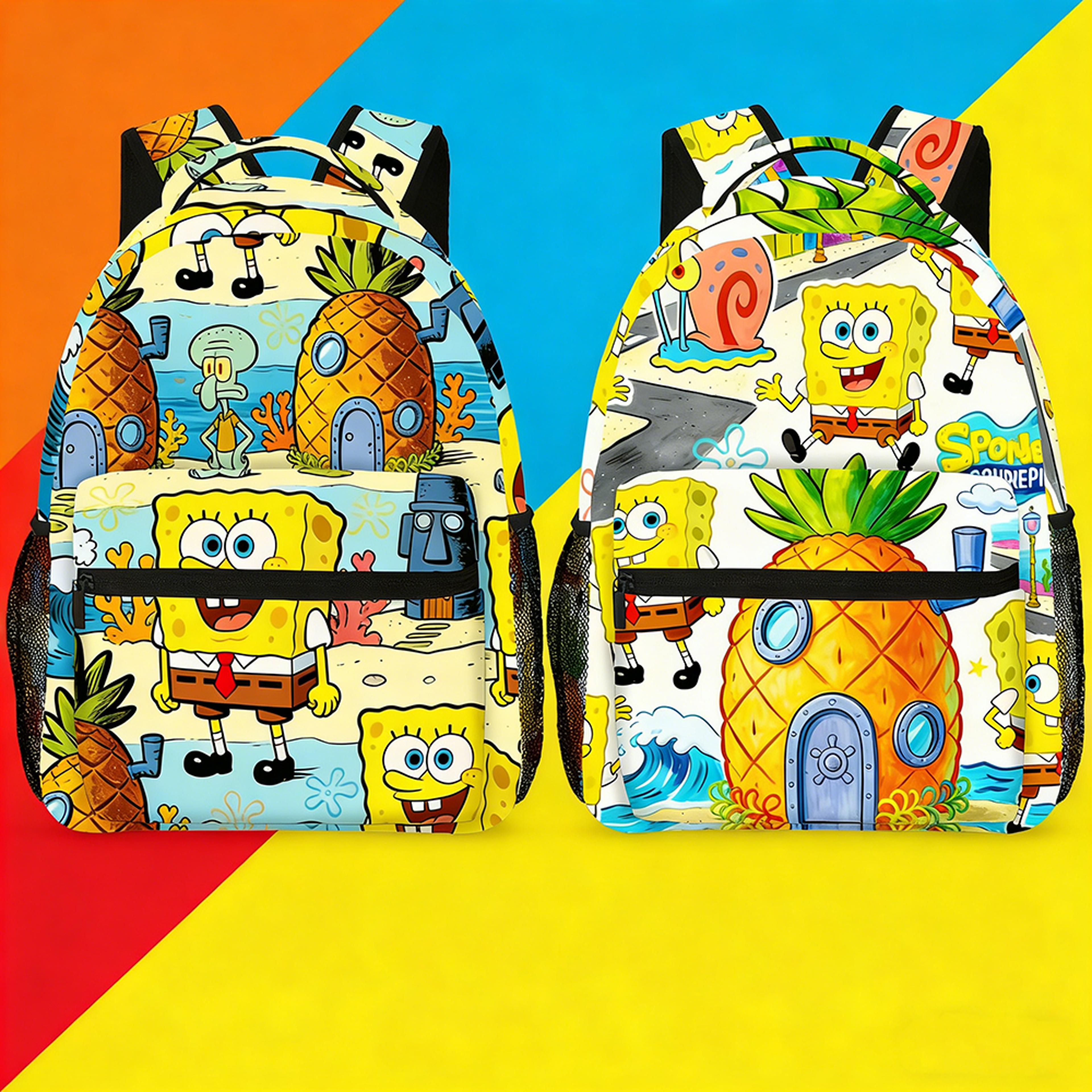 spongebob backpack pineapple house lightweight multi pocket travel bag for women
