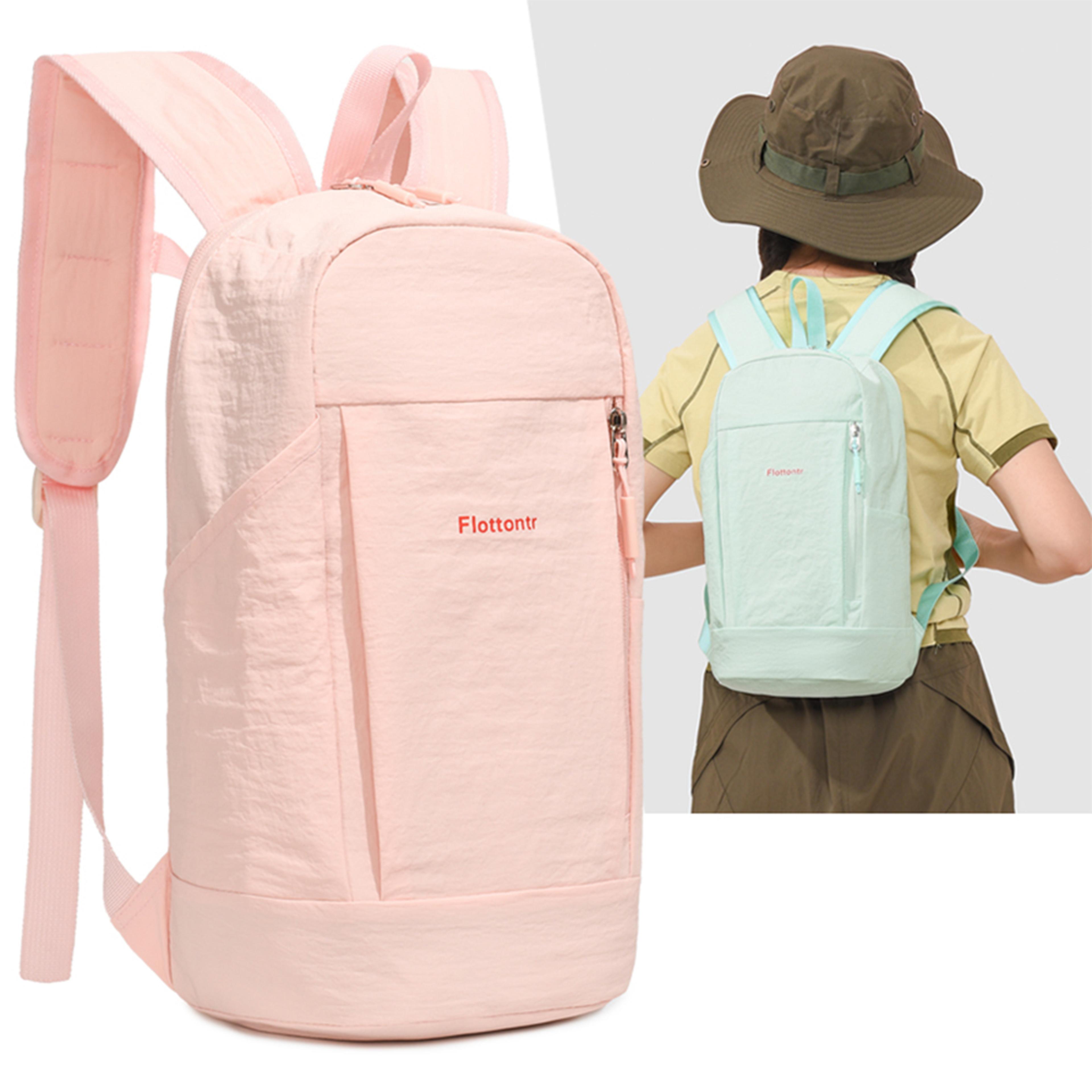 lightweight nylon daypack with chest strap for travel hiking and campus