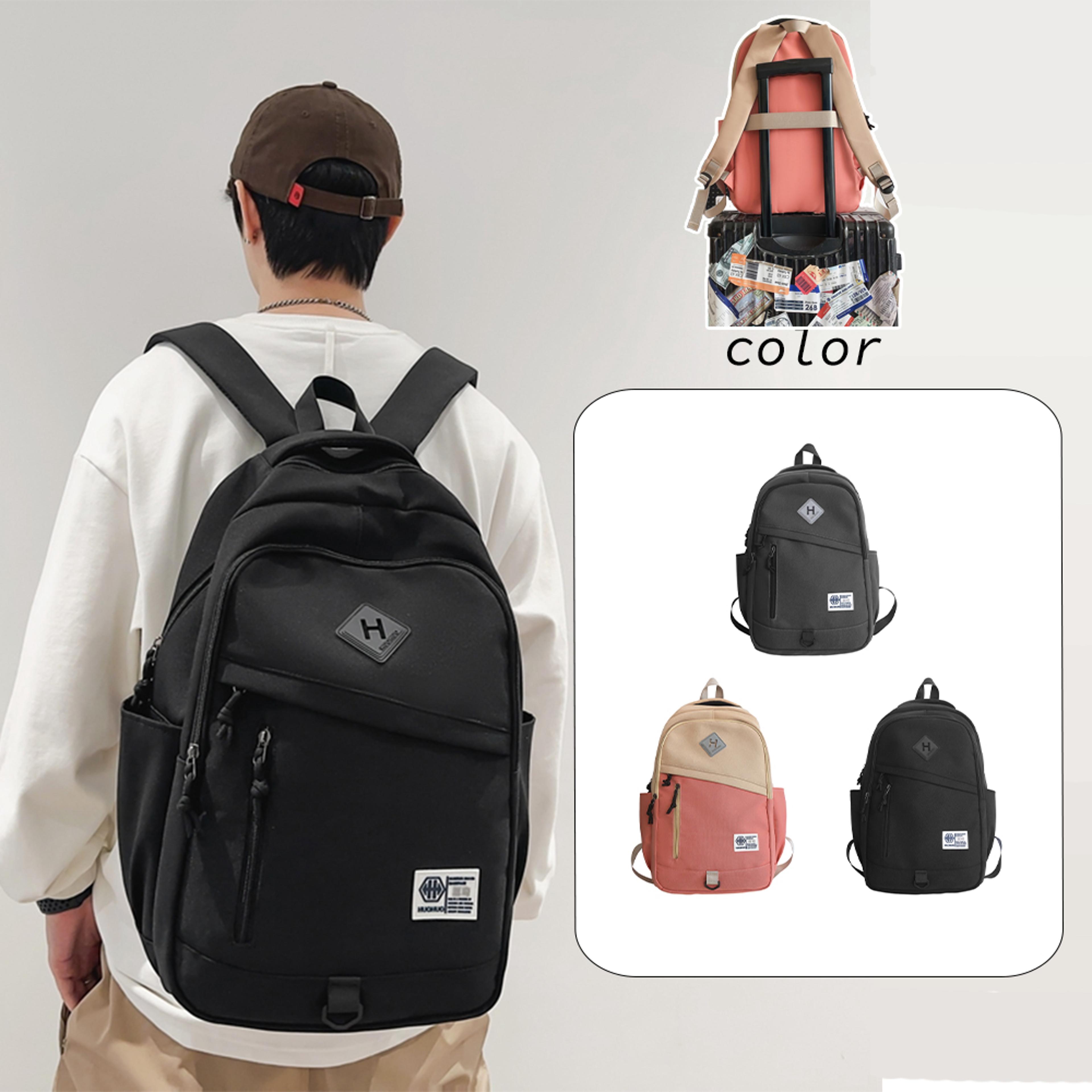 minimalist color block daypack for work travel and daily carry