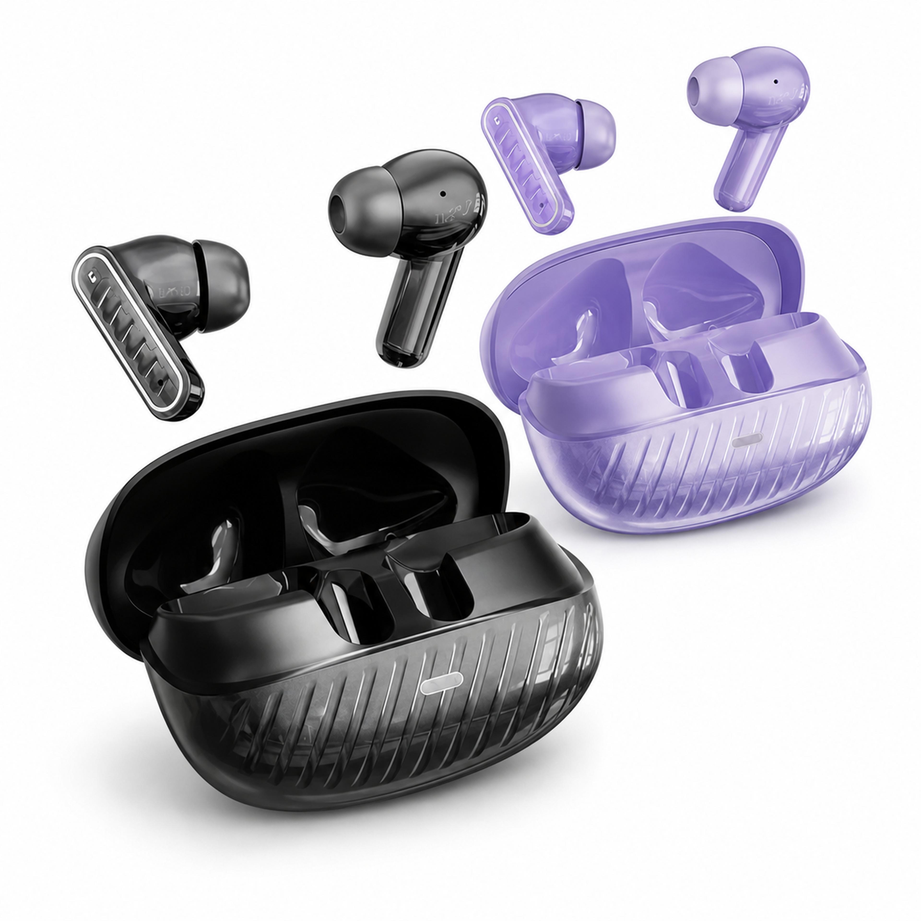 tws wireless bluetooth earbuds with noise cancelling mic for sports gaming and music