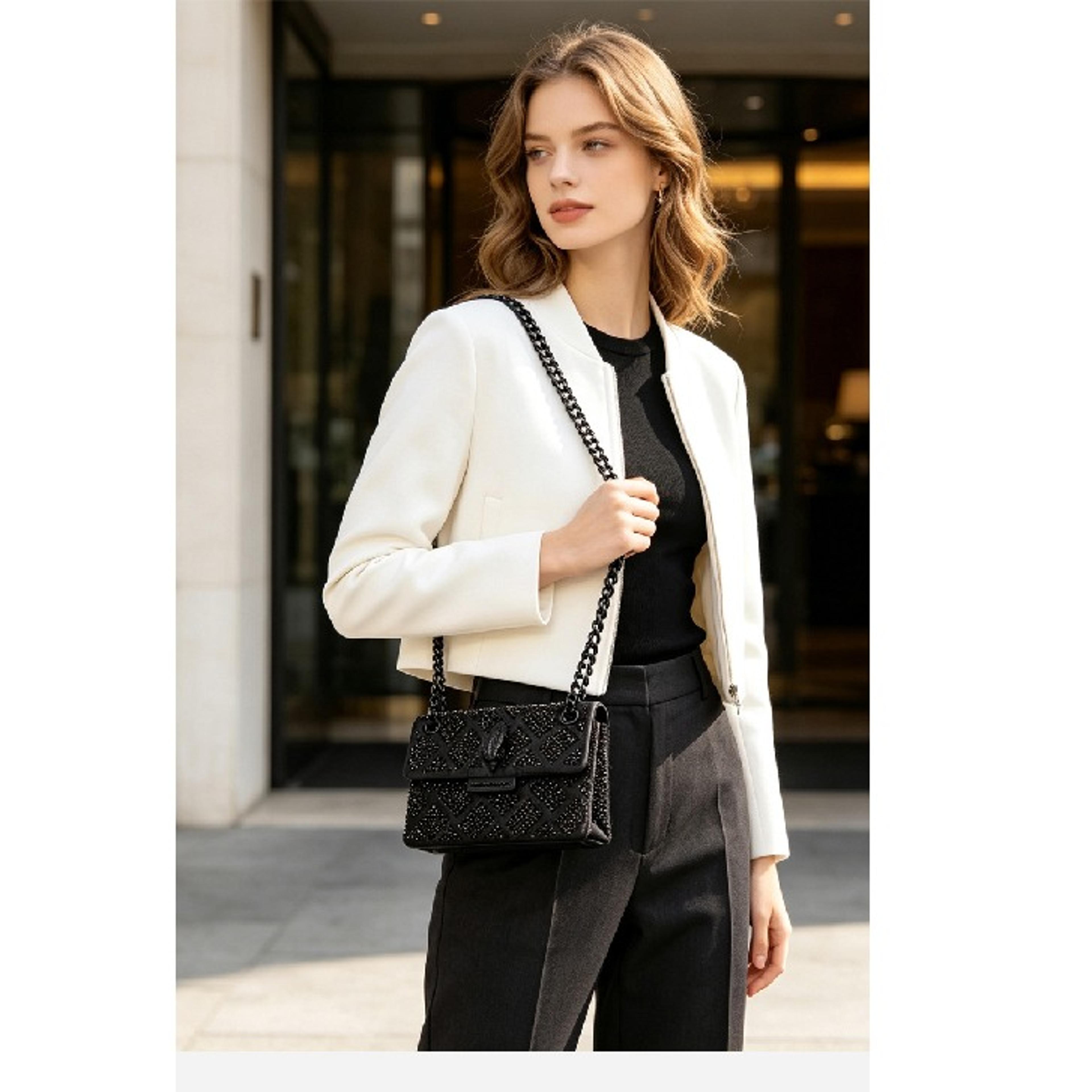 large capacity womens shoulder tote bag for work shopping and daily commute