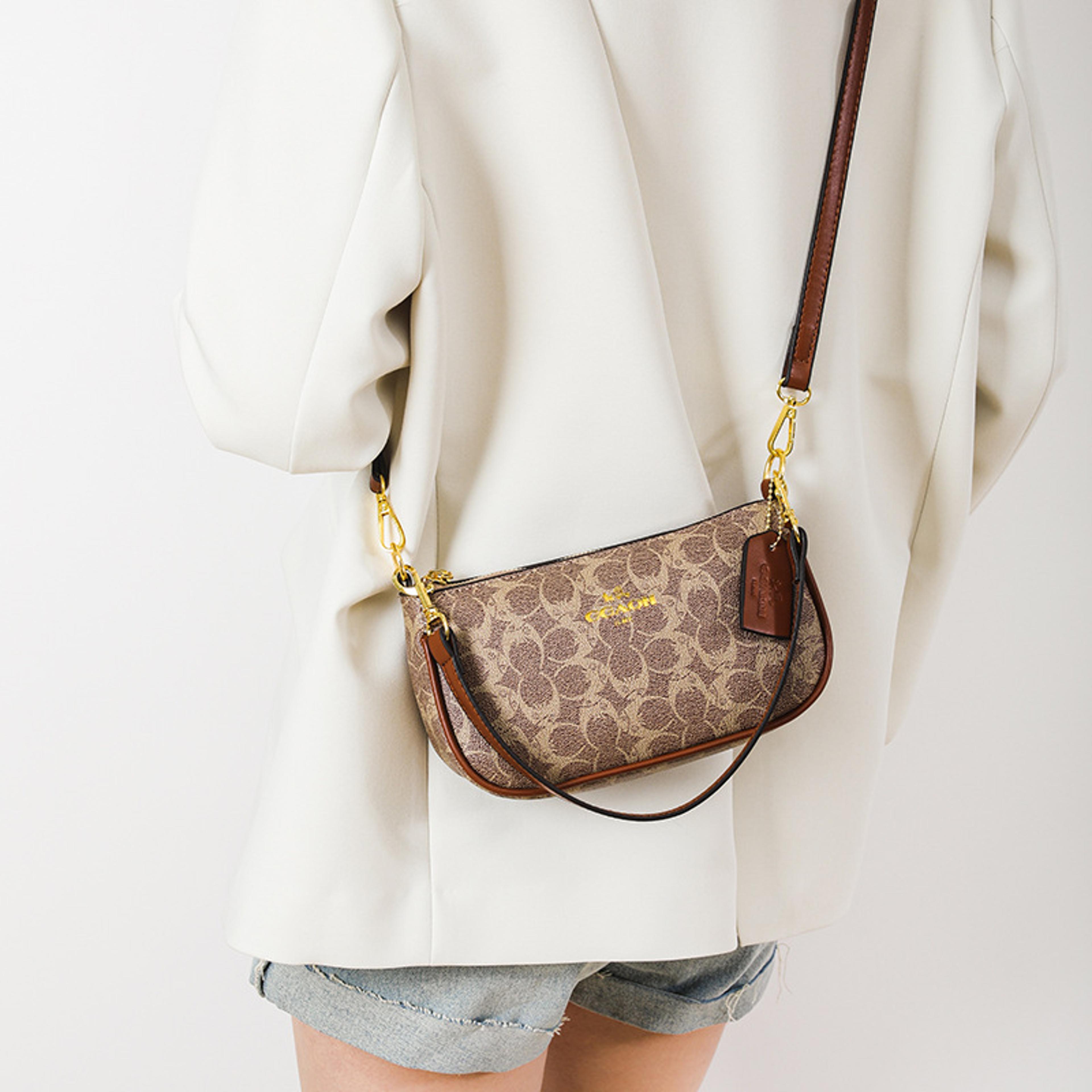 vintage leather underarm shoulder bag for women crossbody handbag