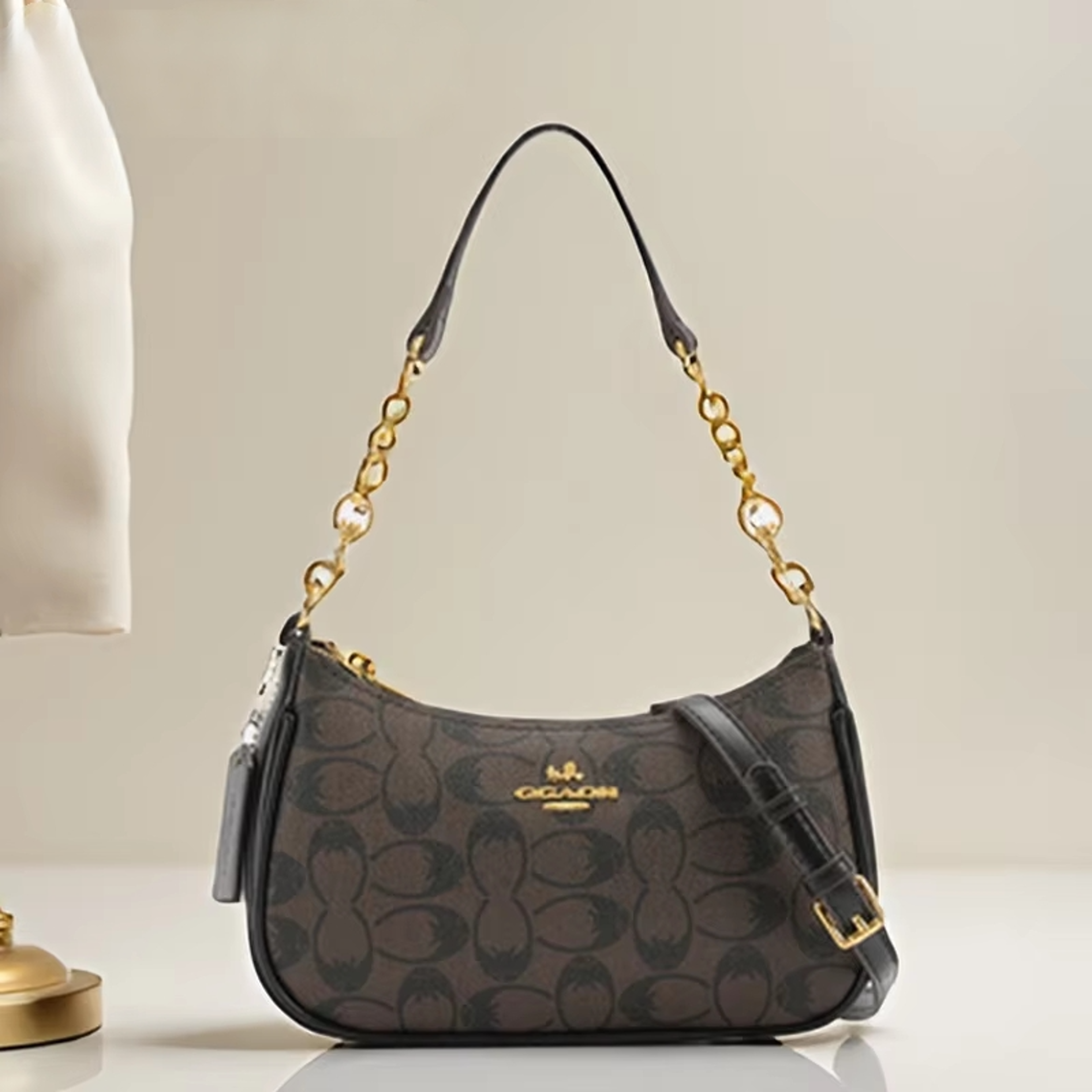 vintage womens shoulder bag elegant underarm crossbody handbag