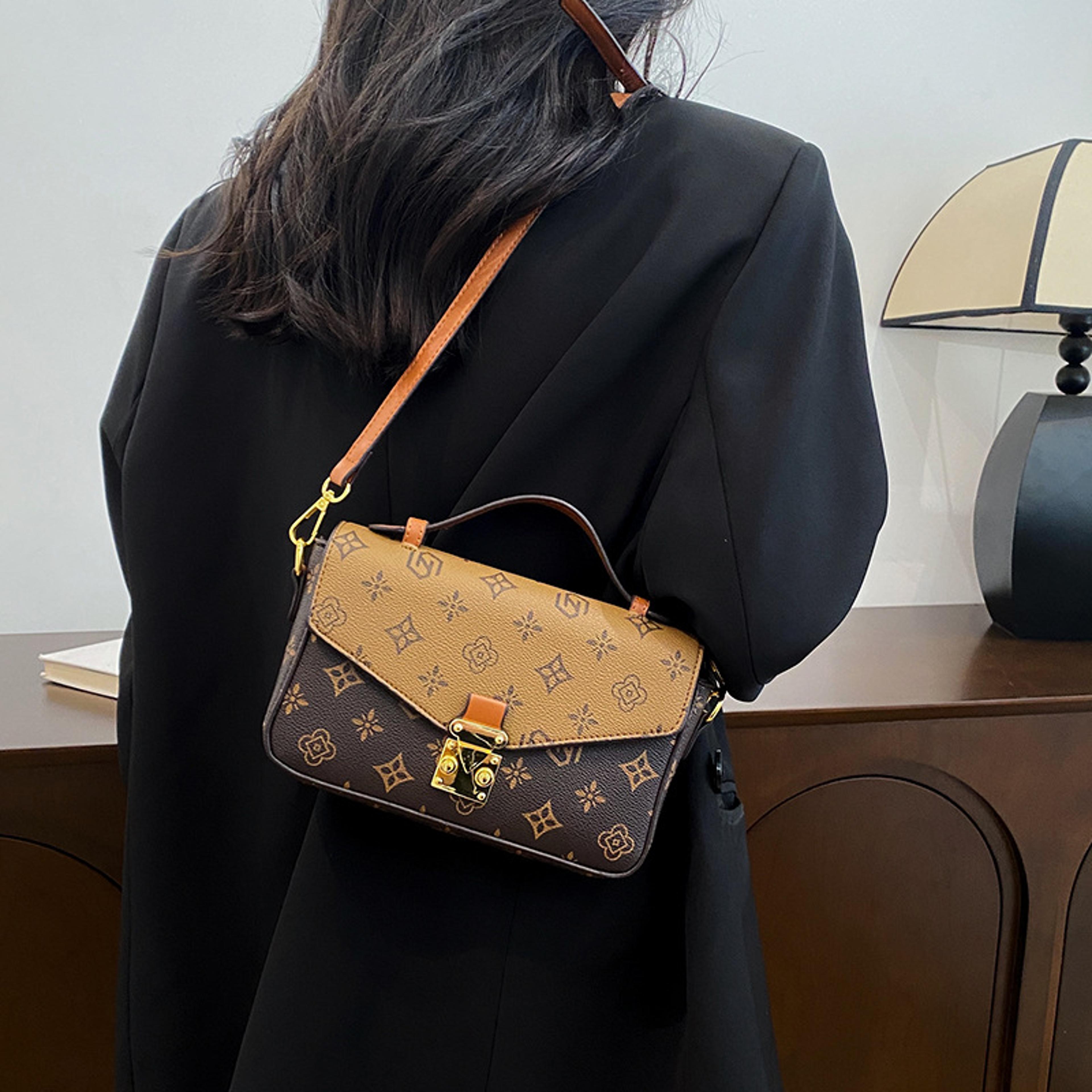 printed small square crossbody bag for women versatile shoulder handbag