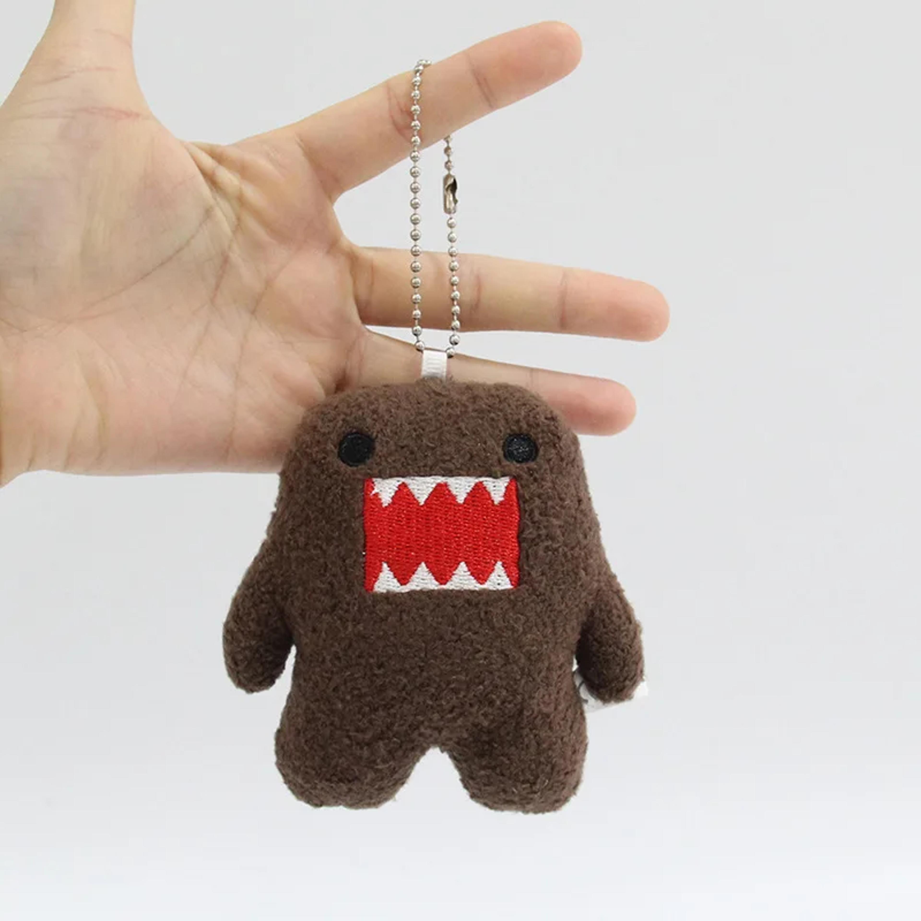 domo kun plush keychain cute anime keyring and kawaii bag charm