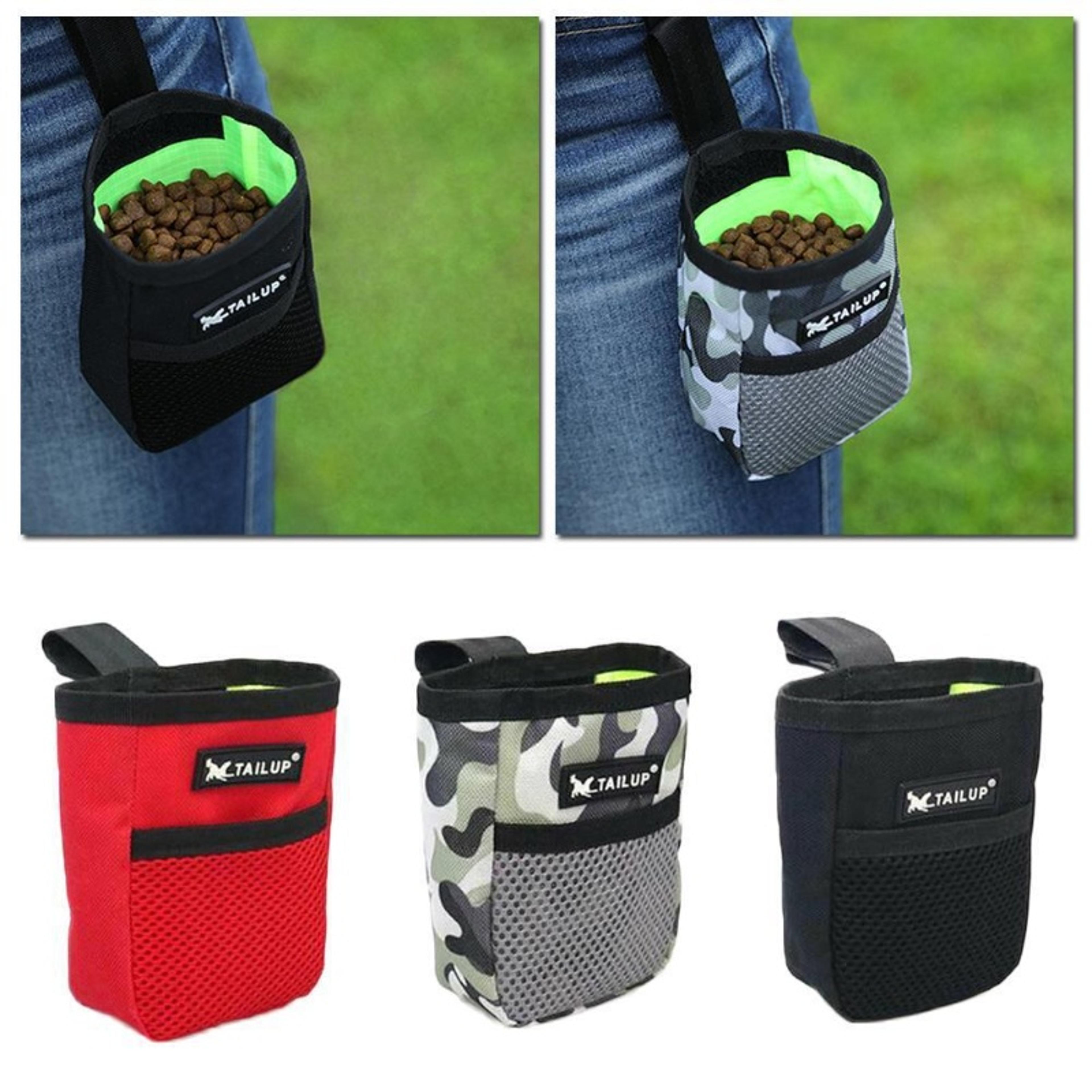 durable dog treat pouch large capacity dog training bag waist pack