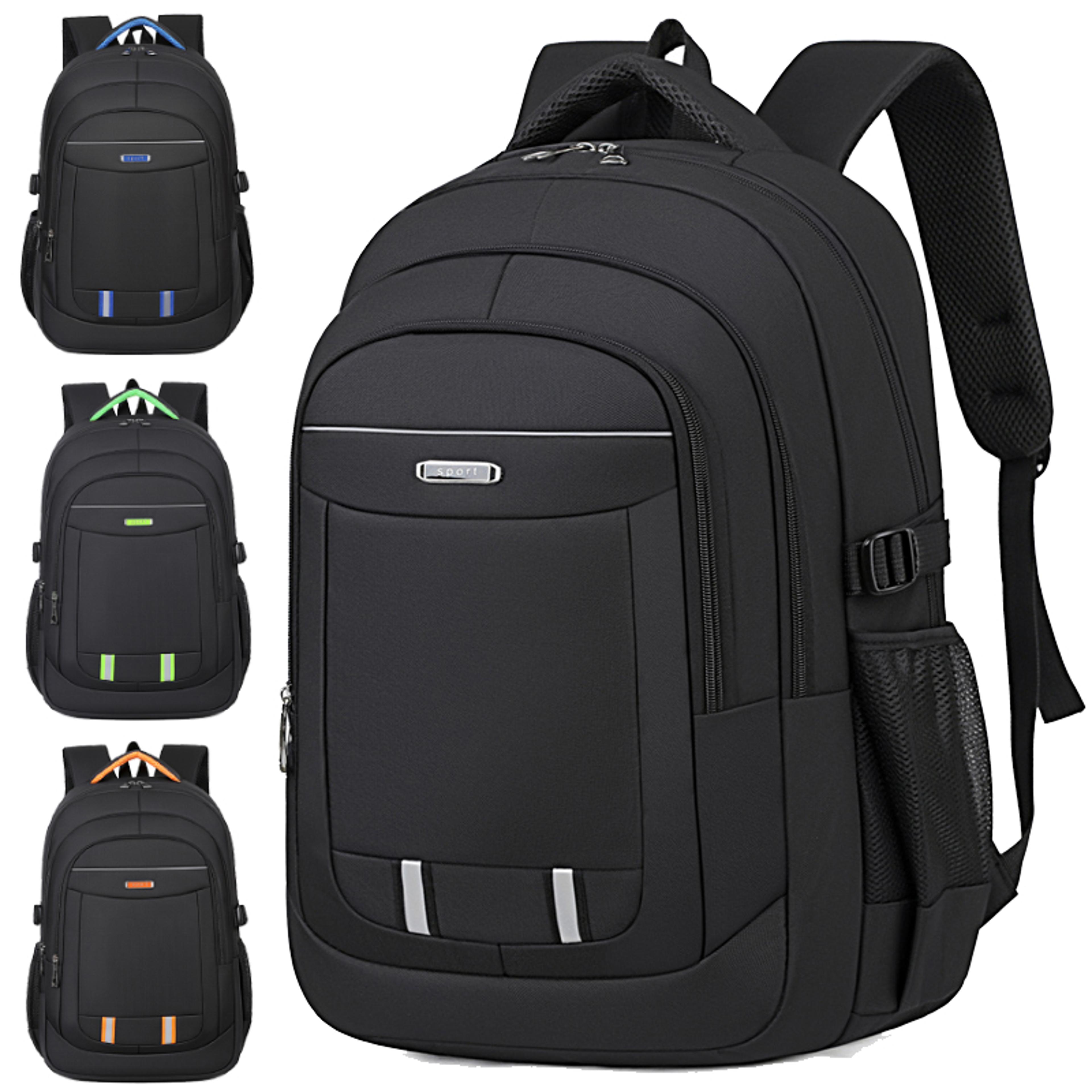 large capacity business laptop backpack for travel office hiking and daily use