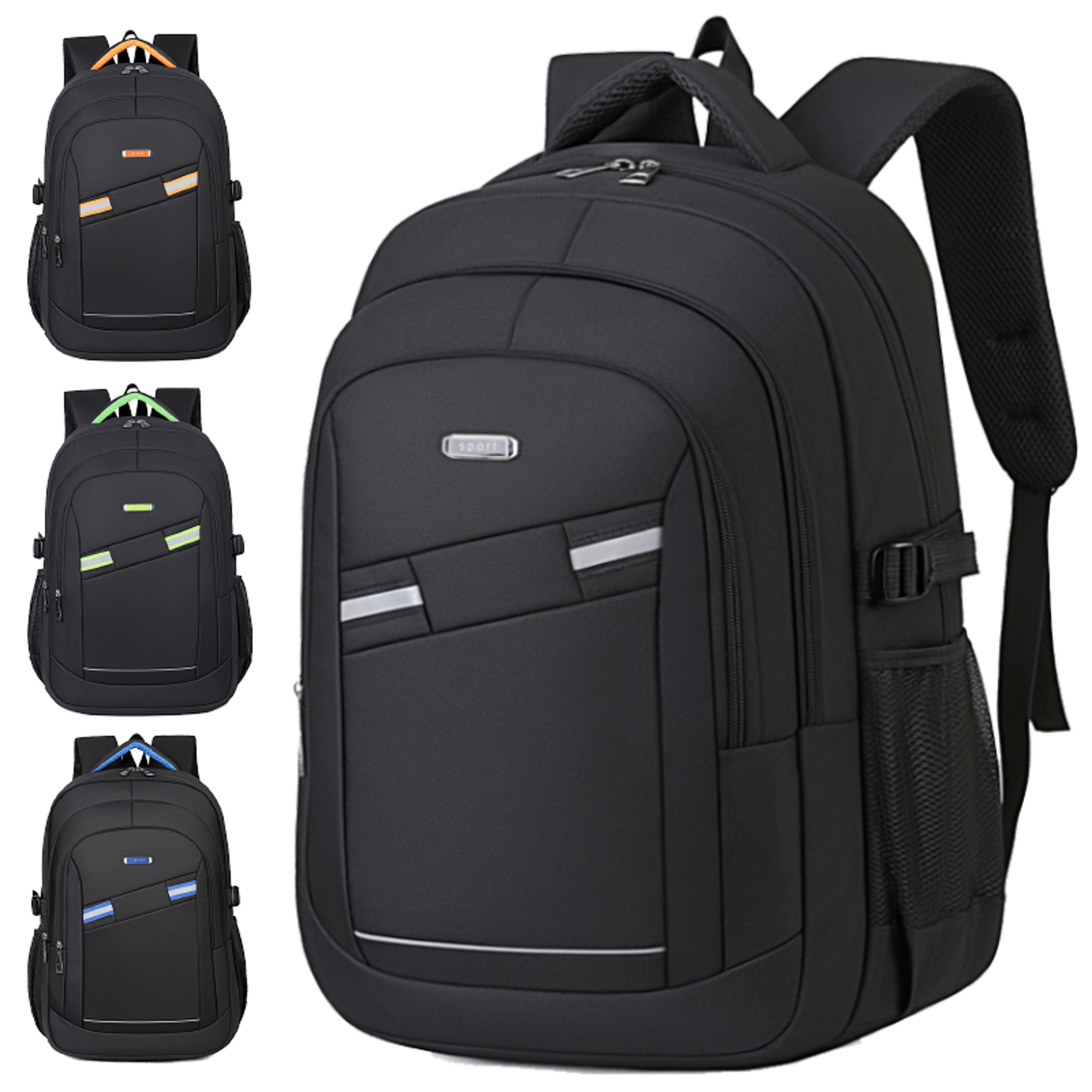 mens large capacity backpack for travel hiking and business
