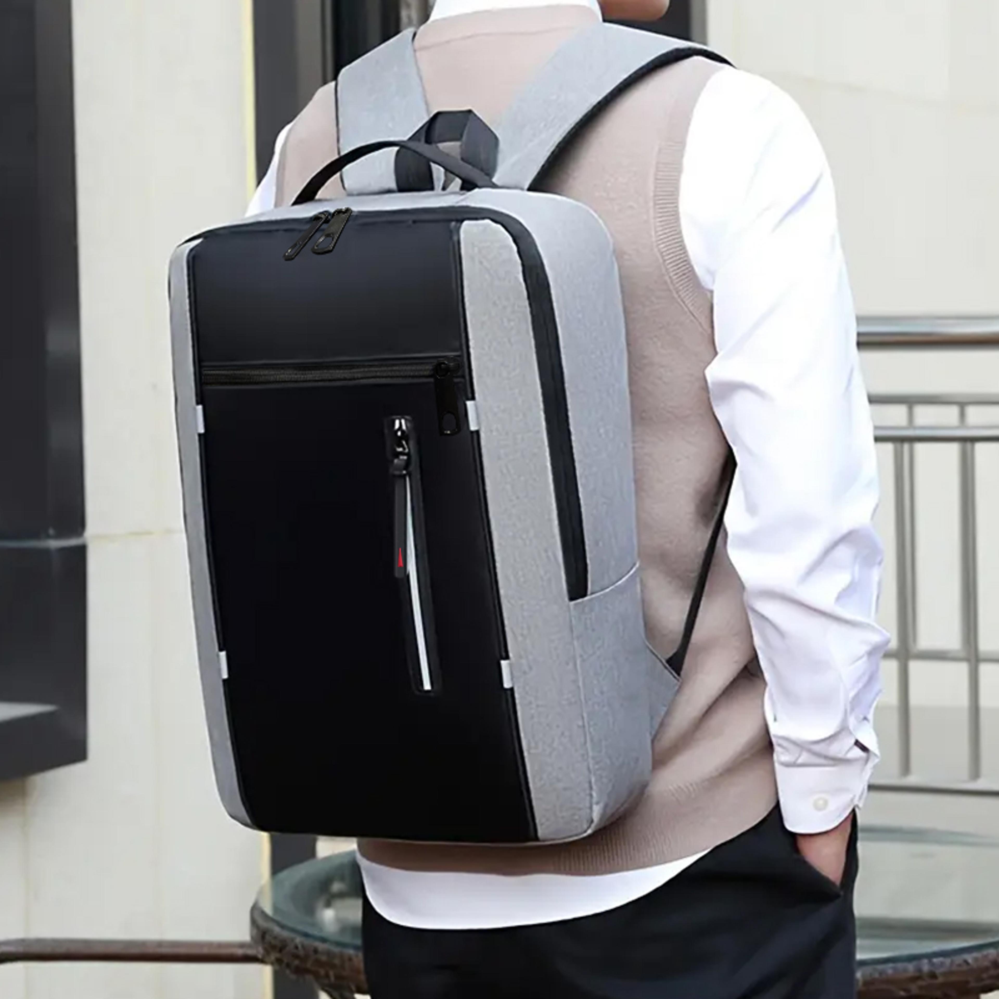 slim waterproof laptop backpack lightweight business travel daypack for men