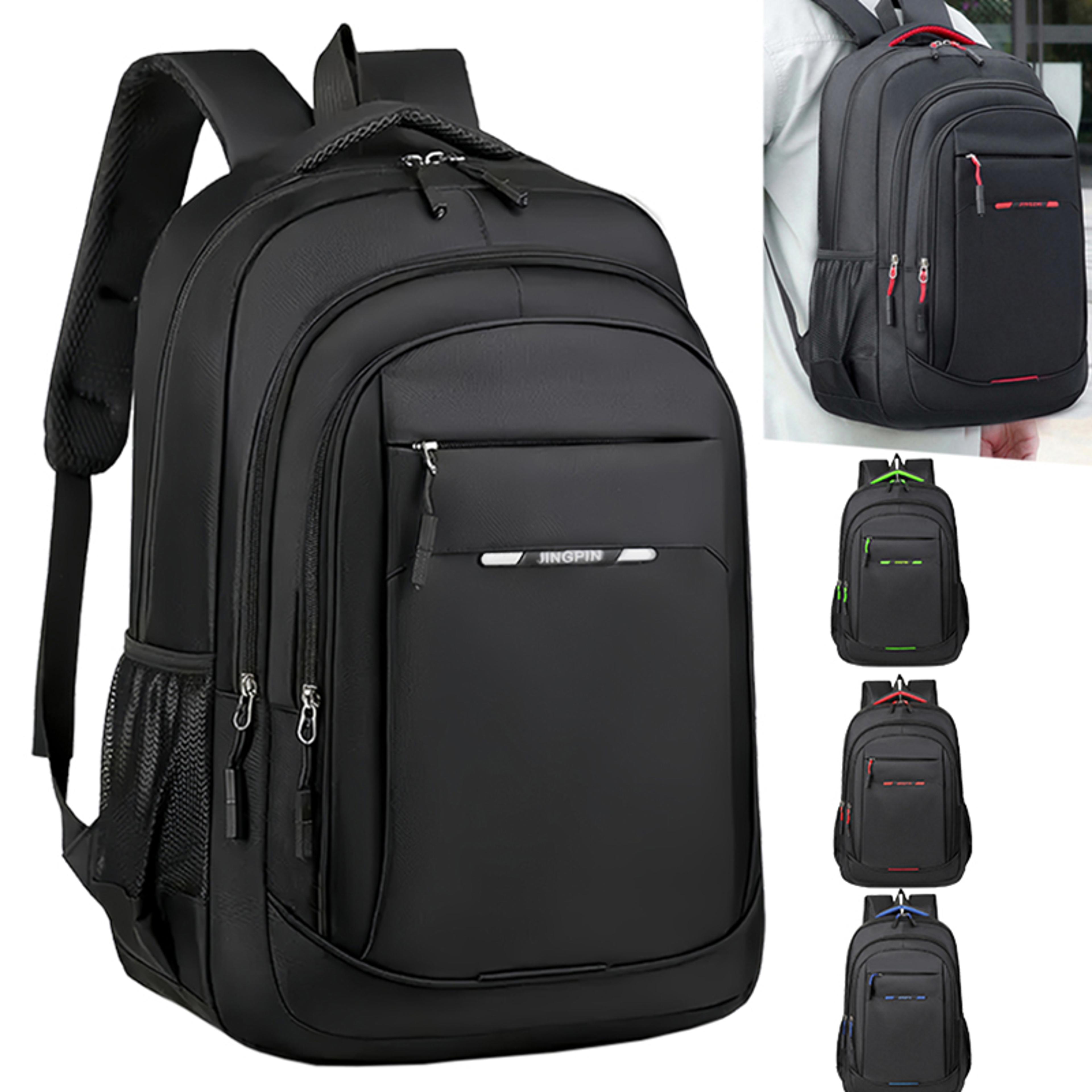 comfort padded business laptop backpack oxford work travel backpack with luggage strap