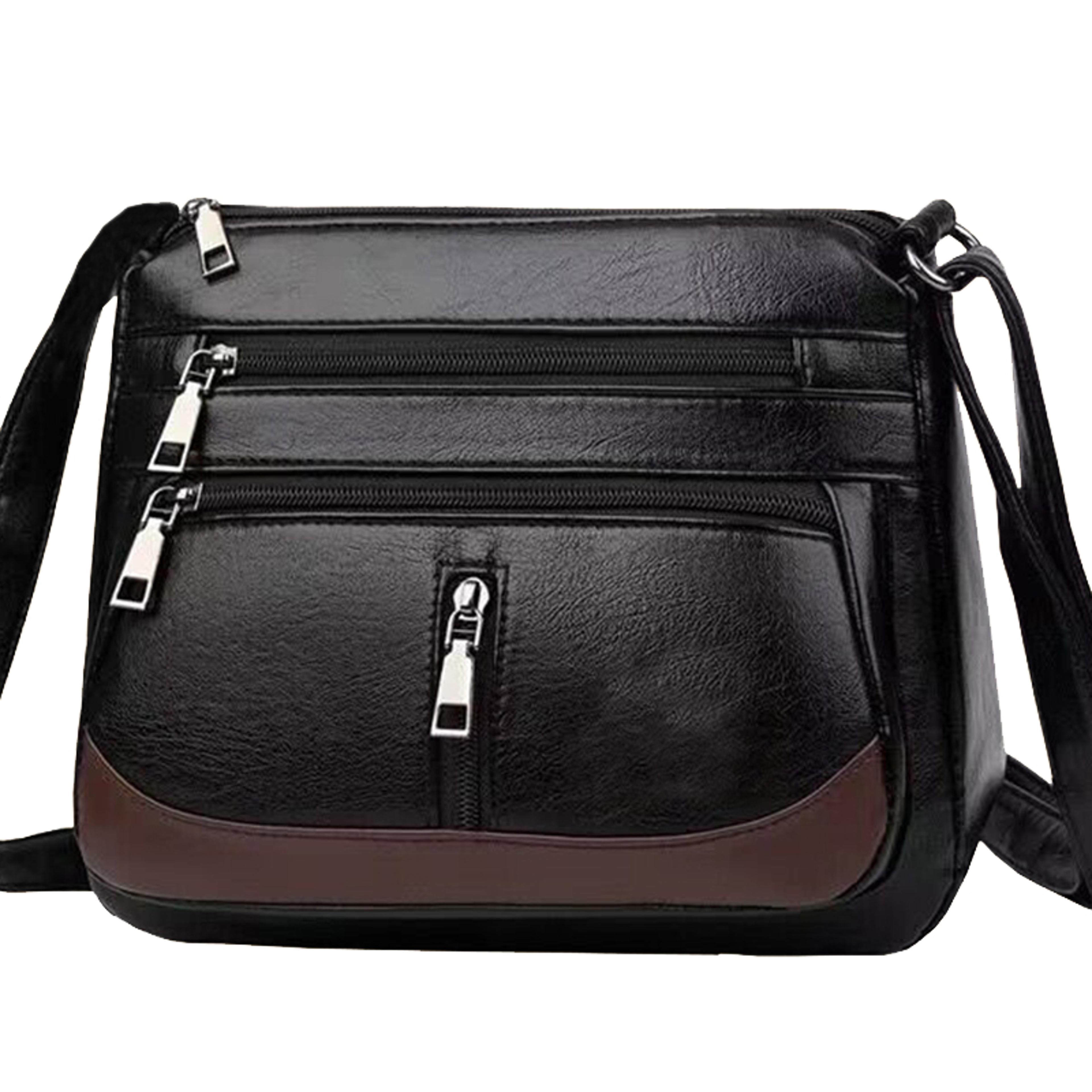 multi compartment womens crossbody bag versatile shoulder handbag for everyday use