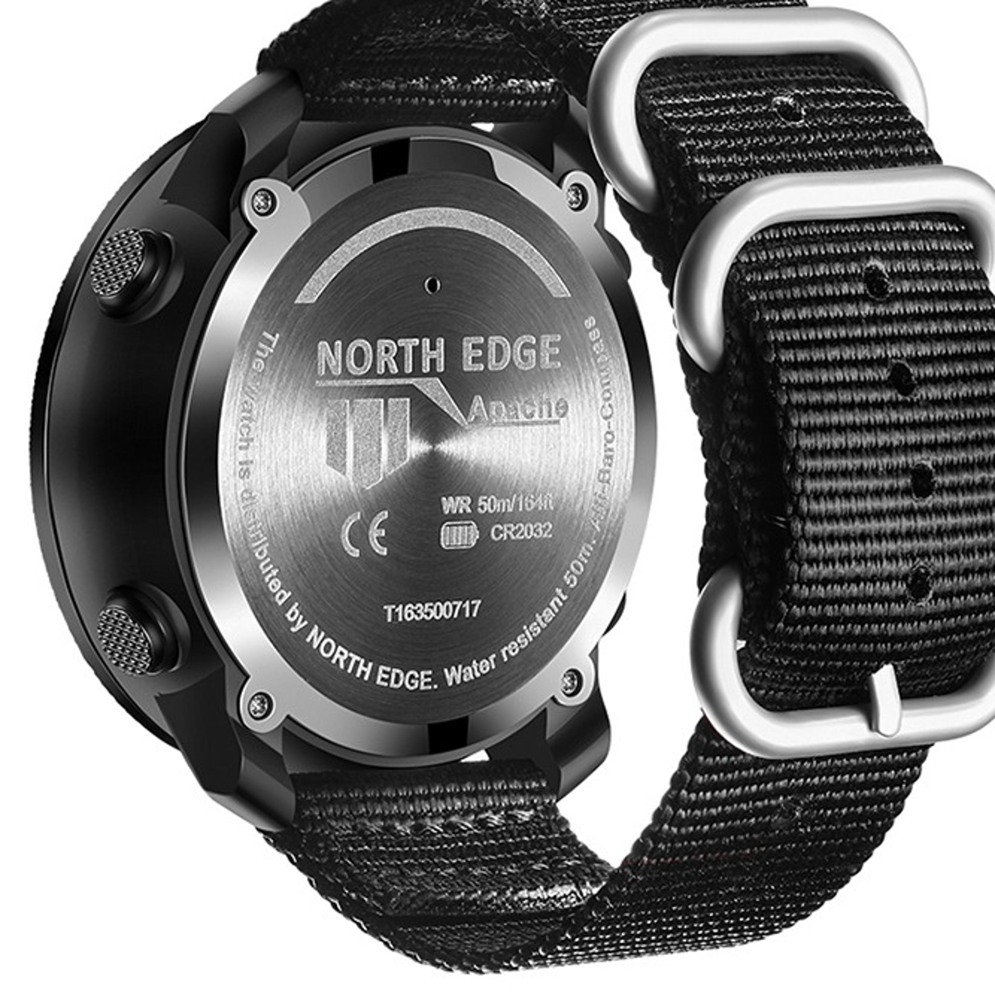 waterproof outdoor field watch with compass altimeter barometer