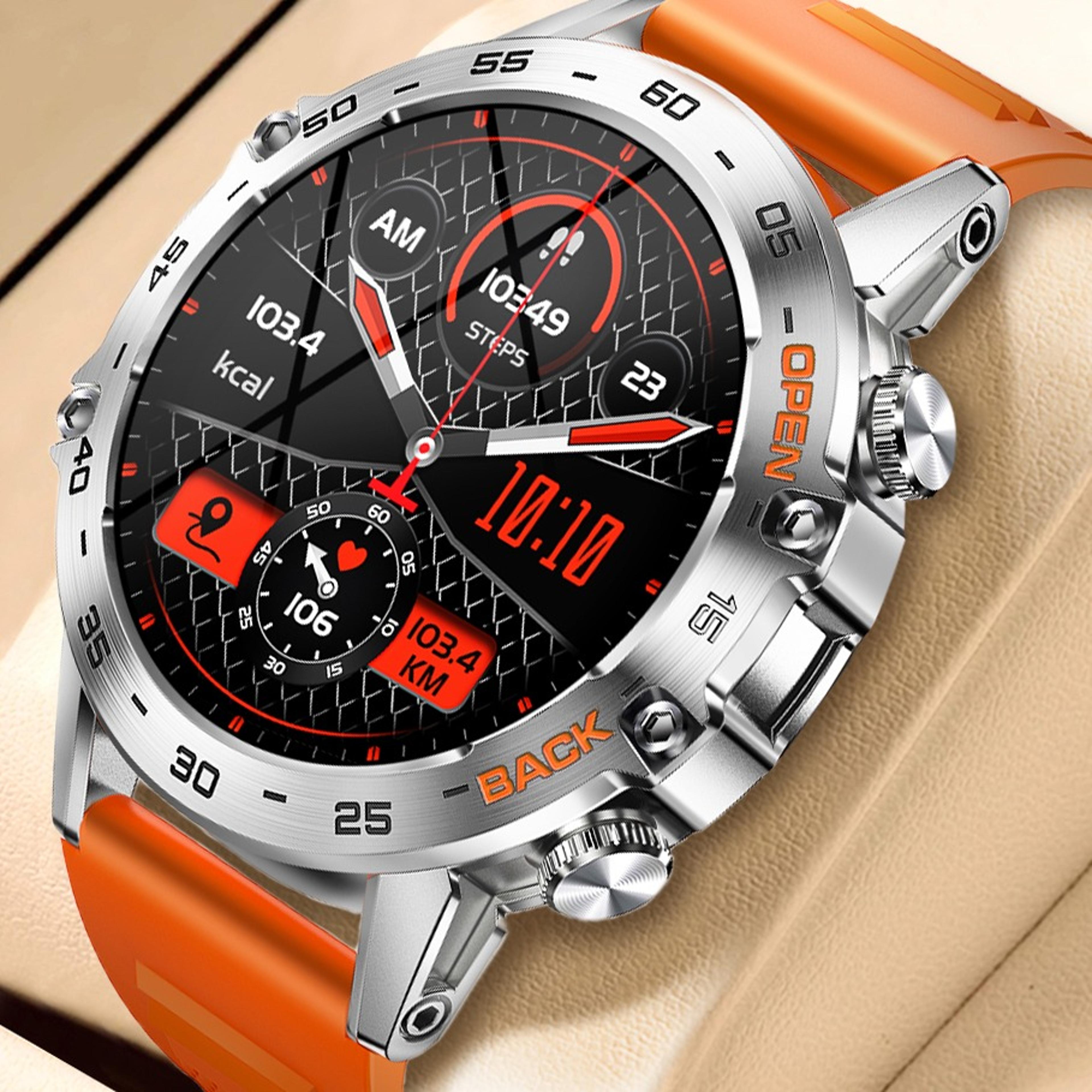 bluetooth calling fitness smartwatch for men with 100+ sports modes water resistance