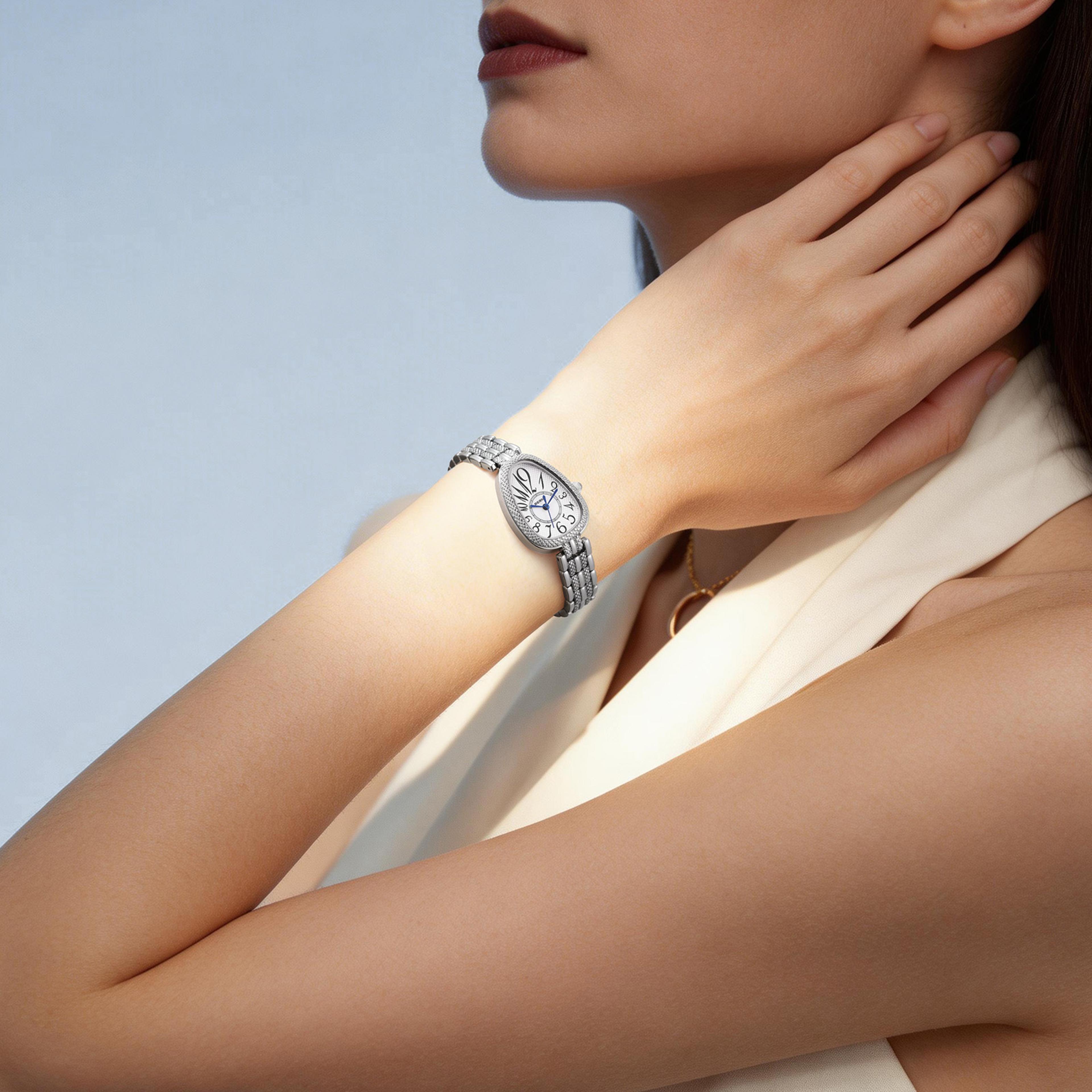elegant womens snake watch stainless steel bracelet quartz jewelry watch