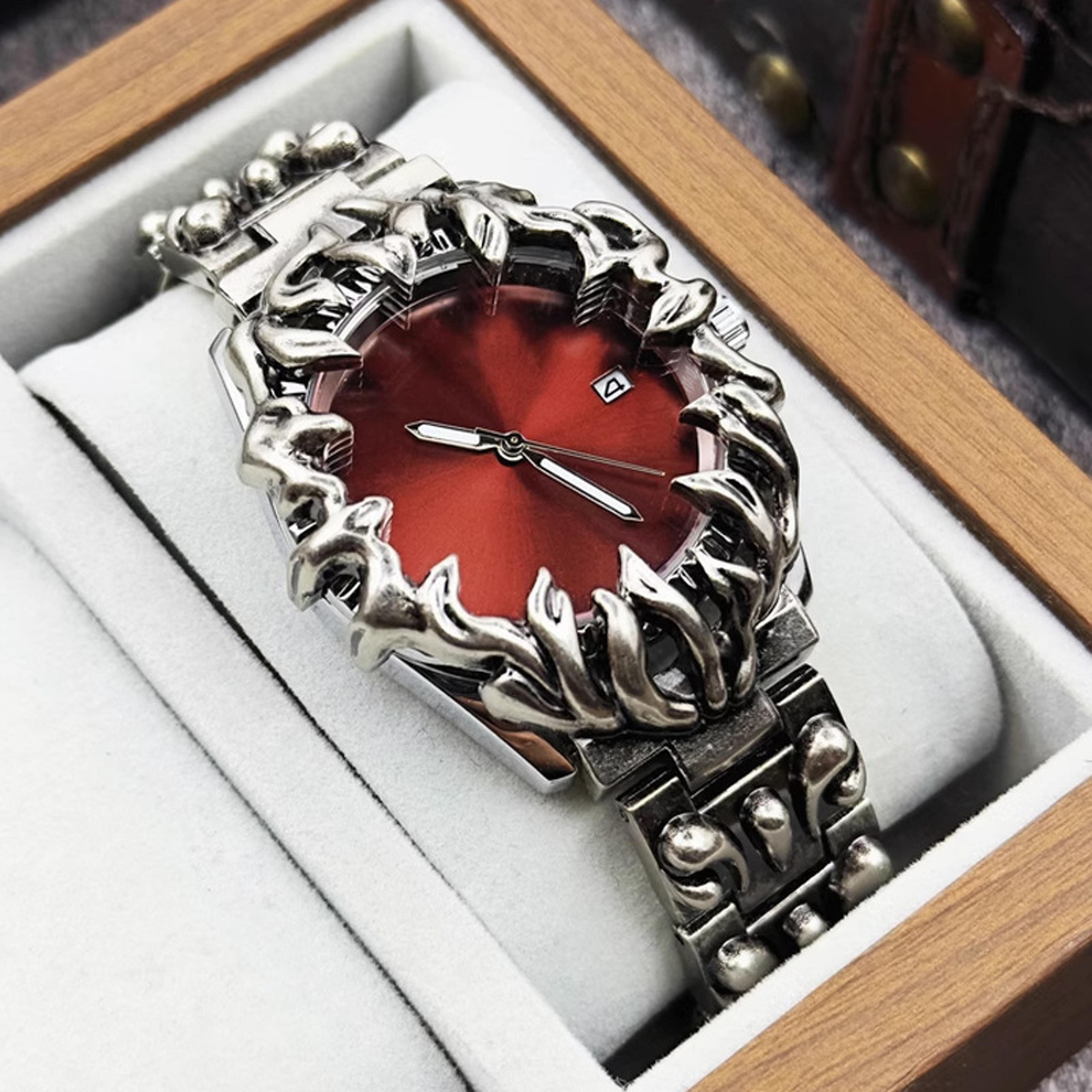 claw watch retro mens quartz statement wristwatch