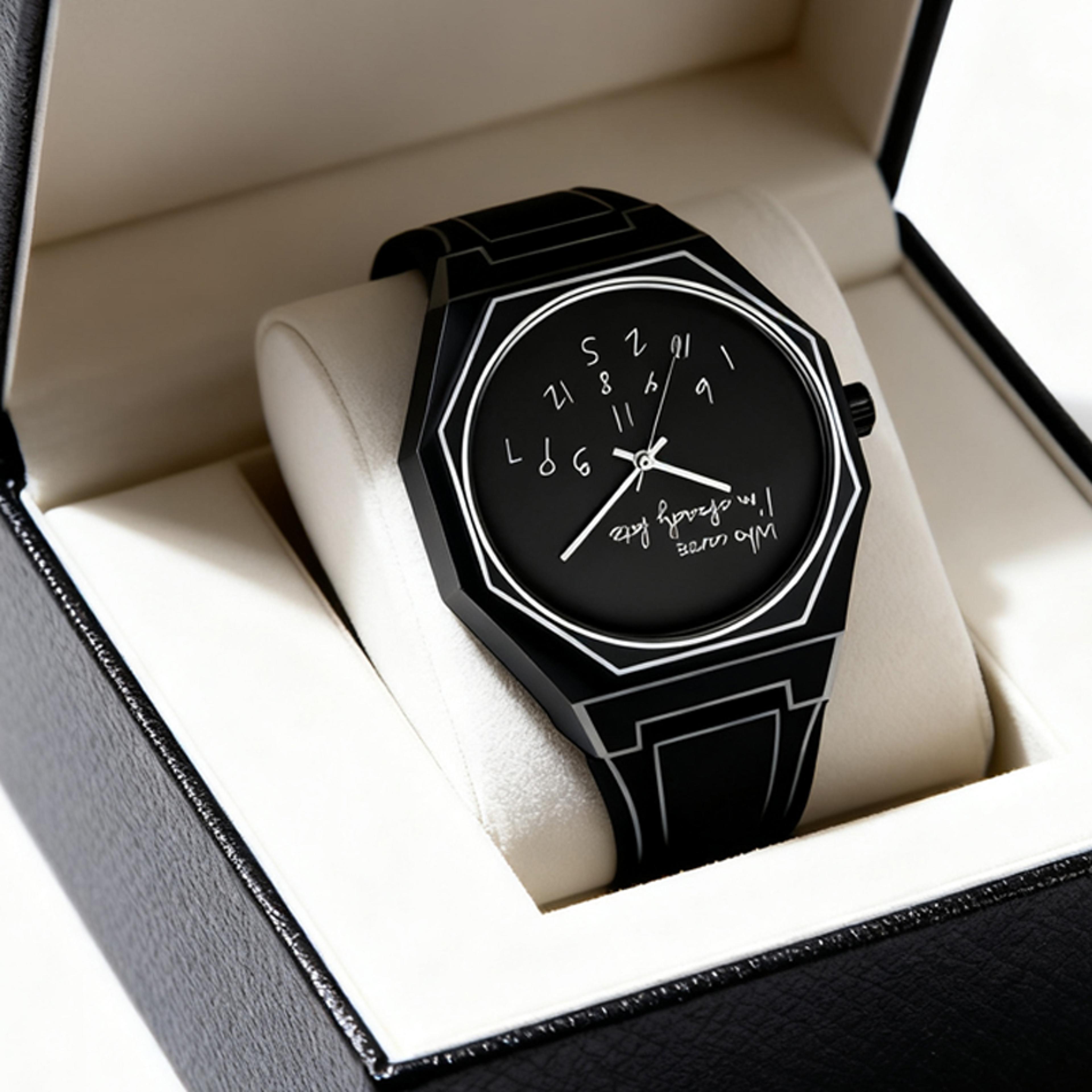 anime inspired minimalist quartz wristwatch lightweight unisex student sports watch