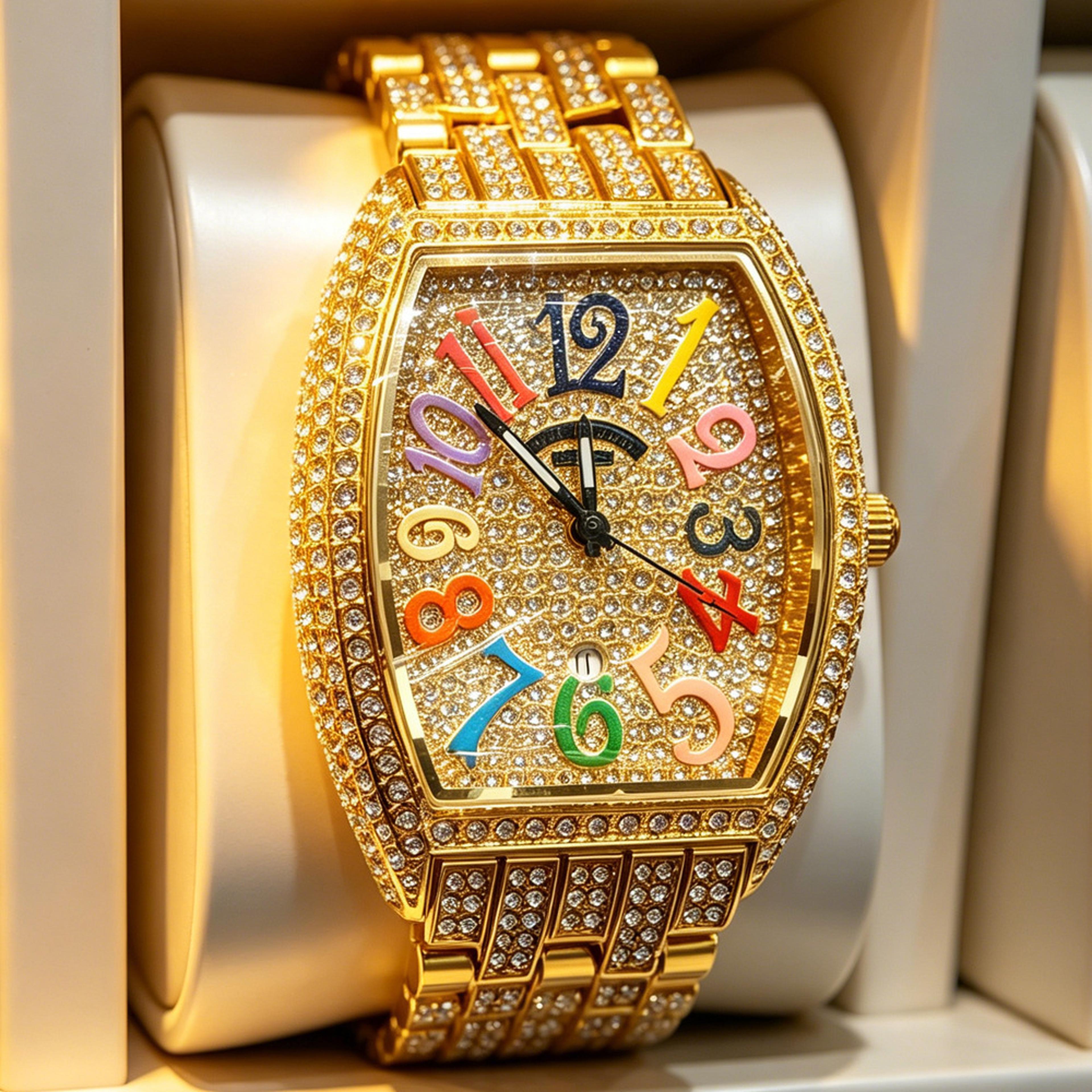 full diamond iced out watch for men hip hop bling quartz wristwatch