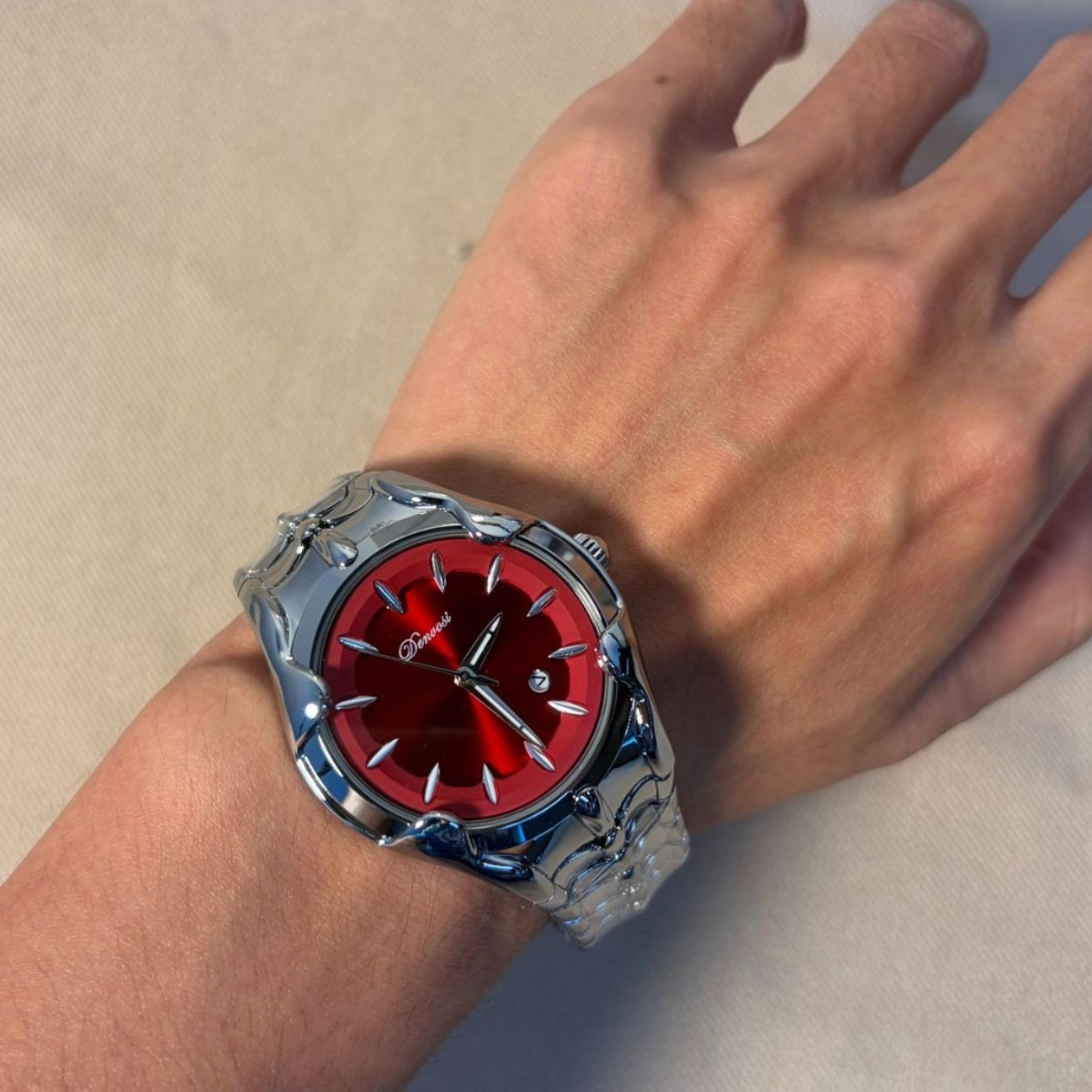 devil claw quartz watch silver retro unisex statement watch