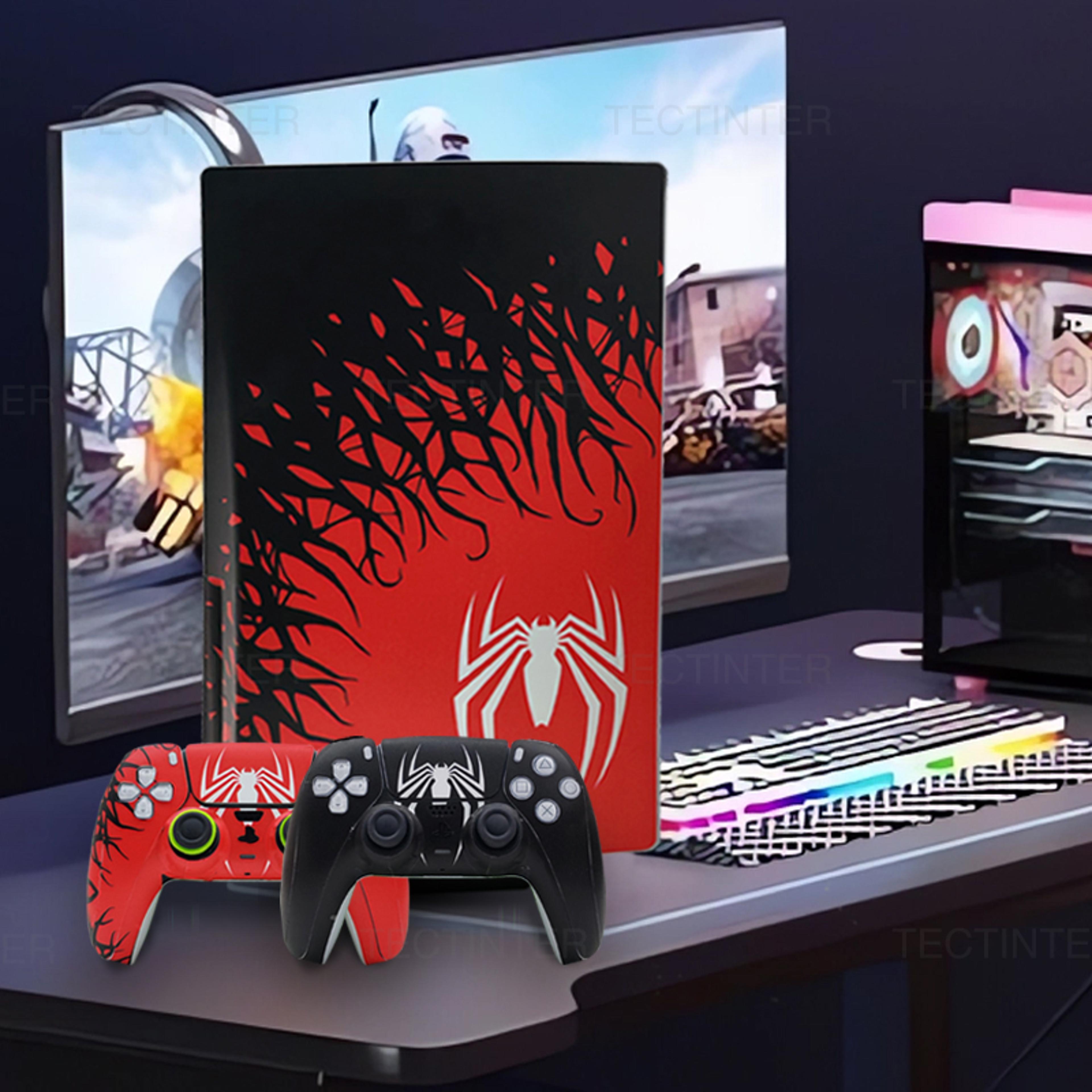 ps five disc edition vinyl skin sticker console wrap with controller decals