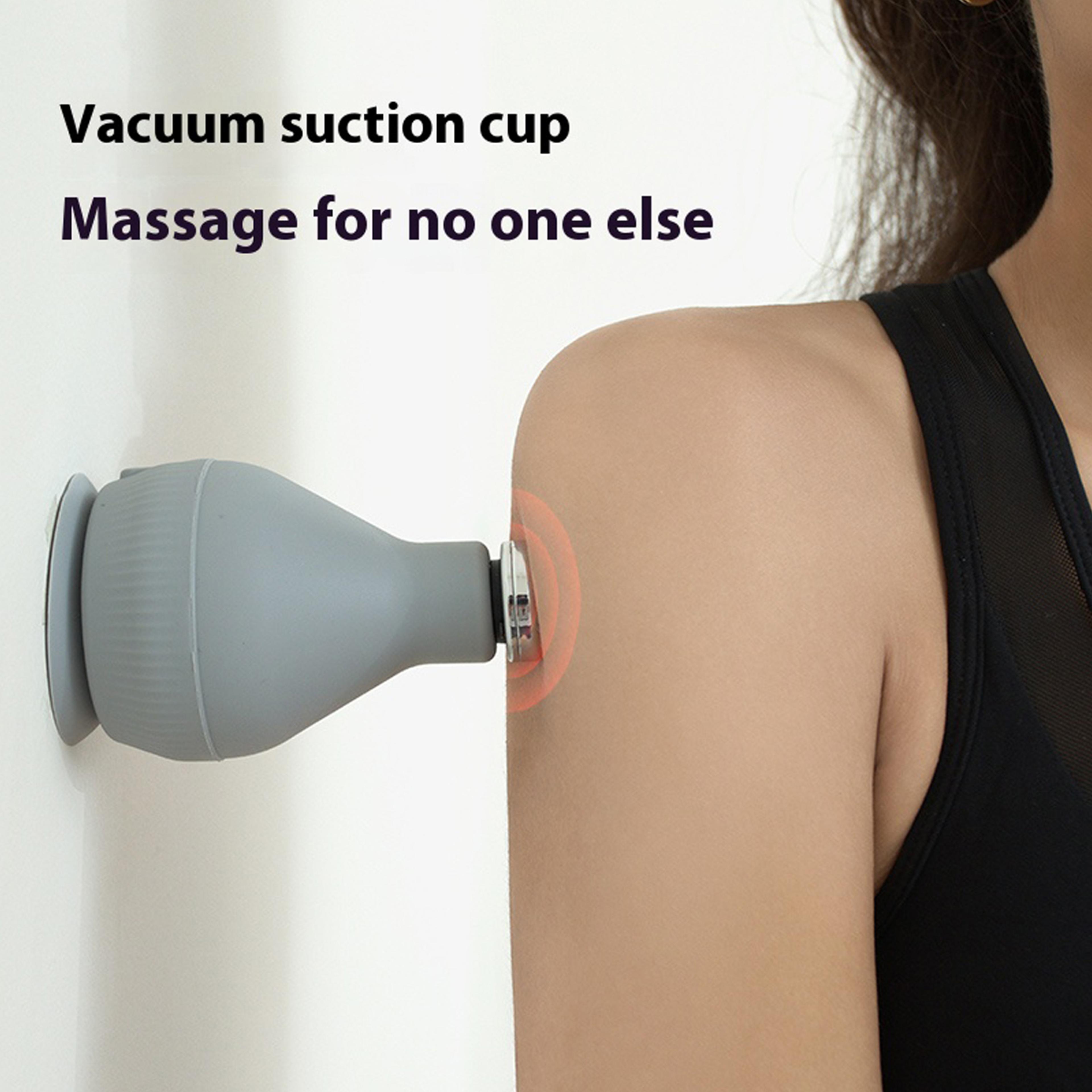 electric fascia massage ball deep tissue vibrating massager with suction cup