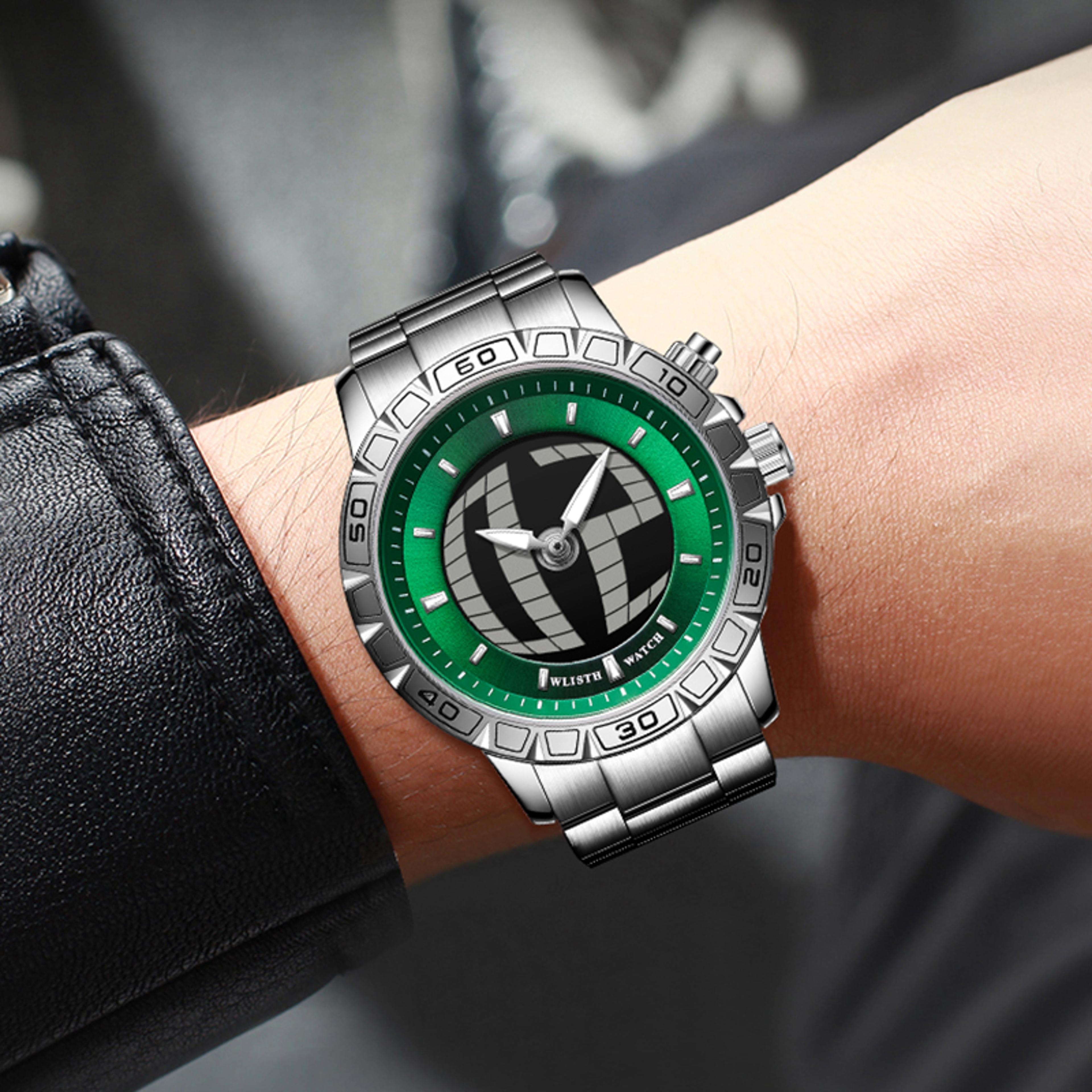 bold professional digital watch for men with luminous led display