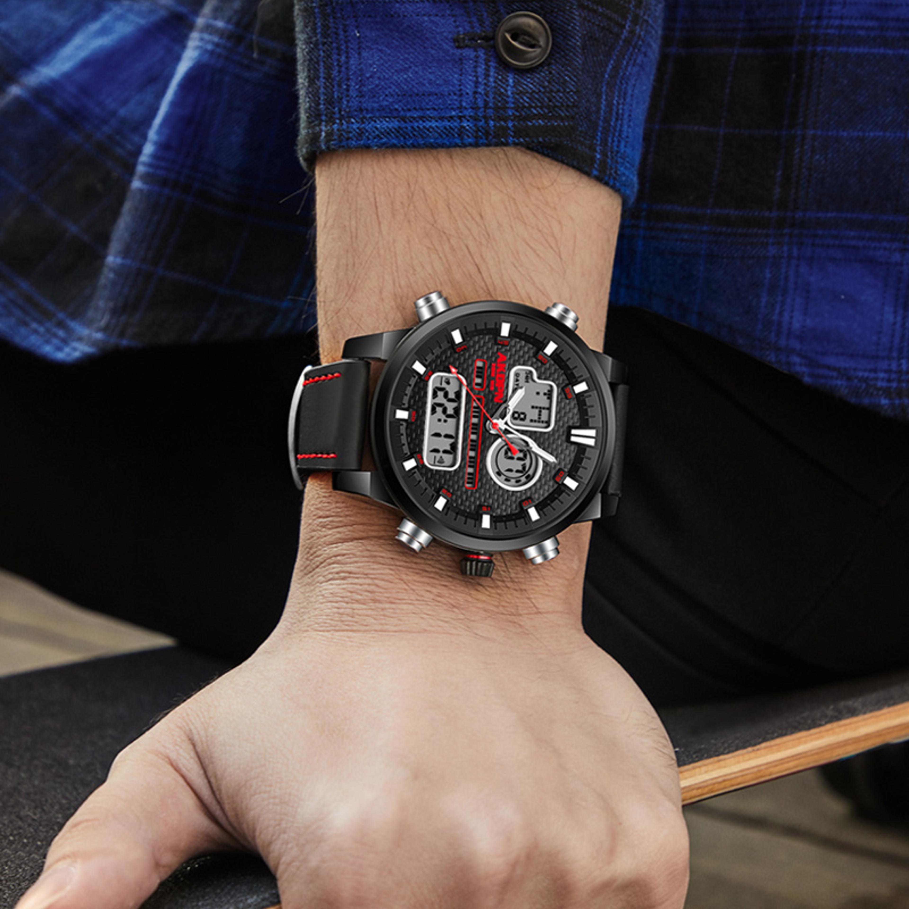 rugged digital sports watch for men waterproof outdoor multifunction wristwatch