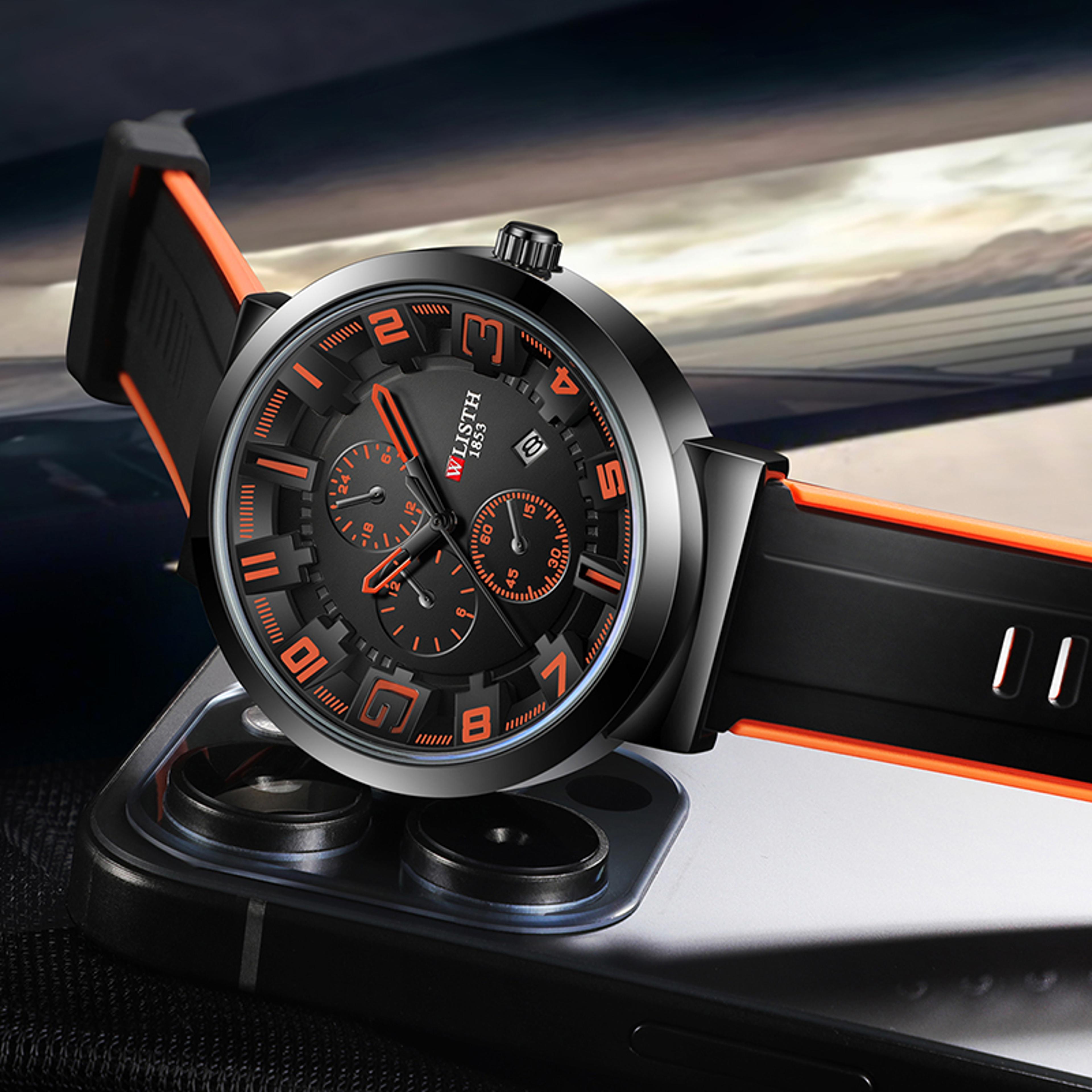 business retro quartz watch for men waterproof multifunction military style wristwatch