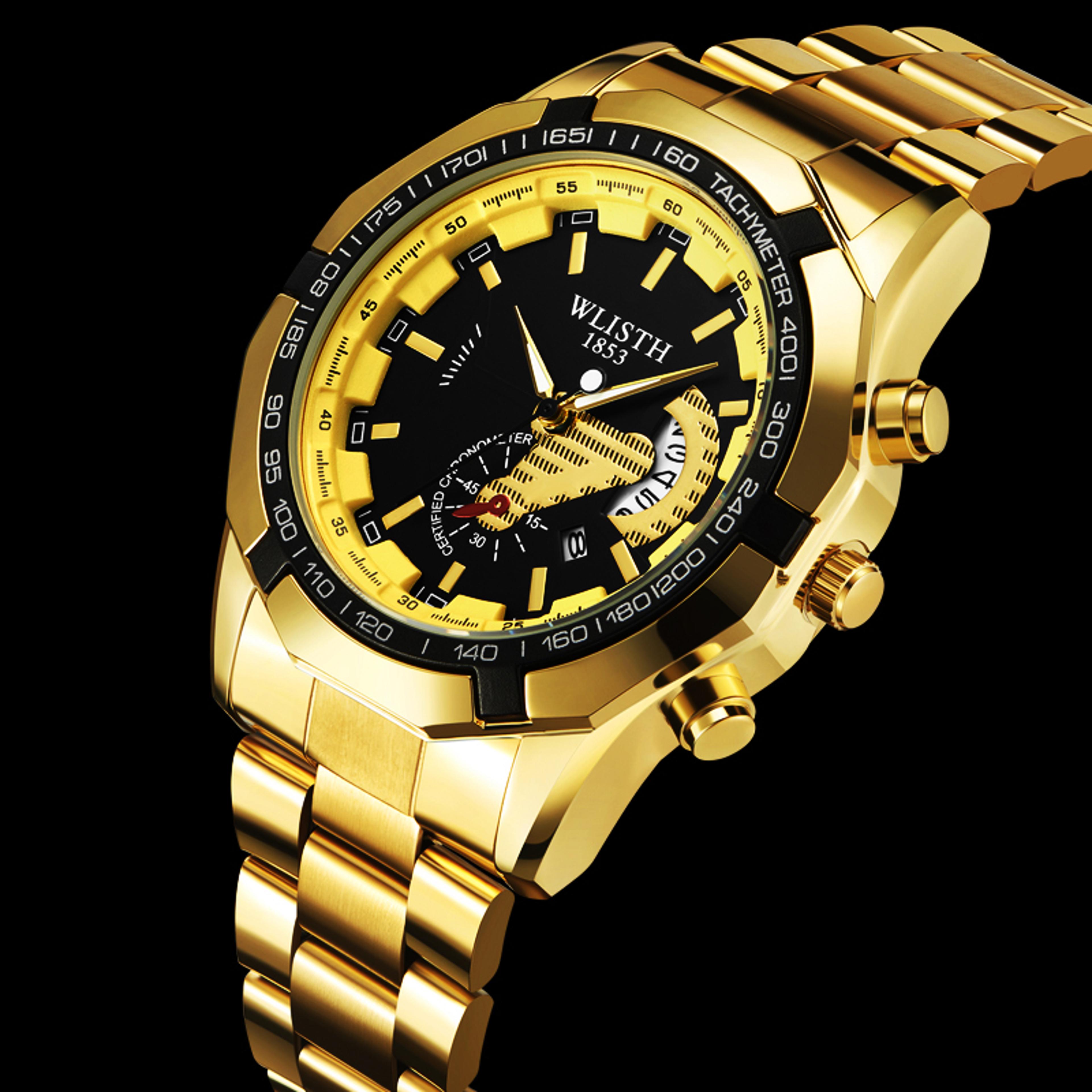 mens quartz watch military sports waterproof casual wristwatch