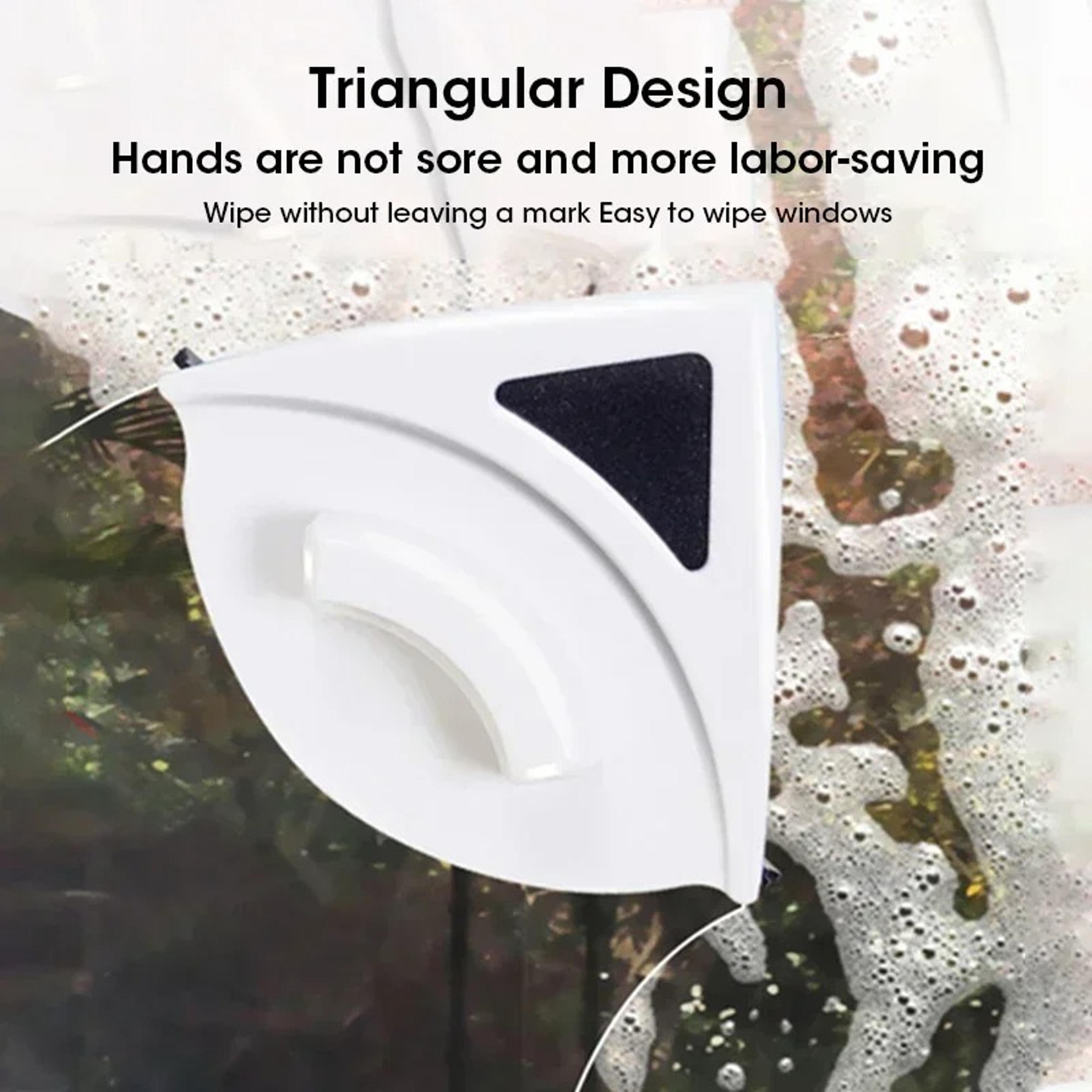 magnetic window cleaner double sided glass wiper with automatic drainage for high rise windows