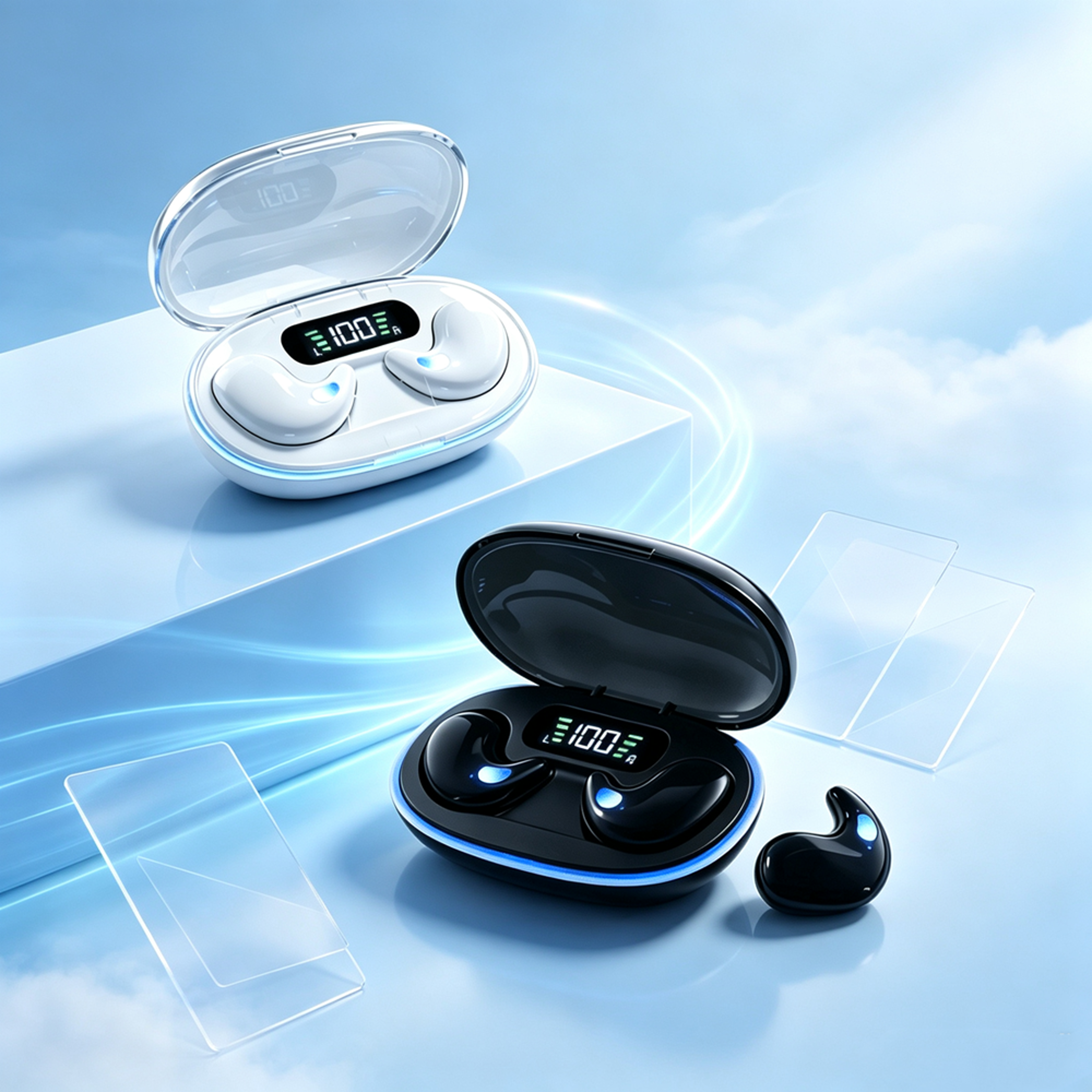 wireless bluetooth earbuds with active noise cancellation