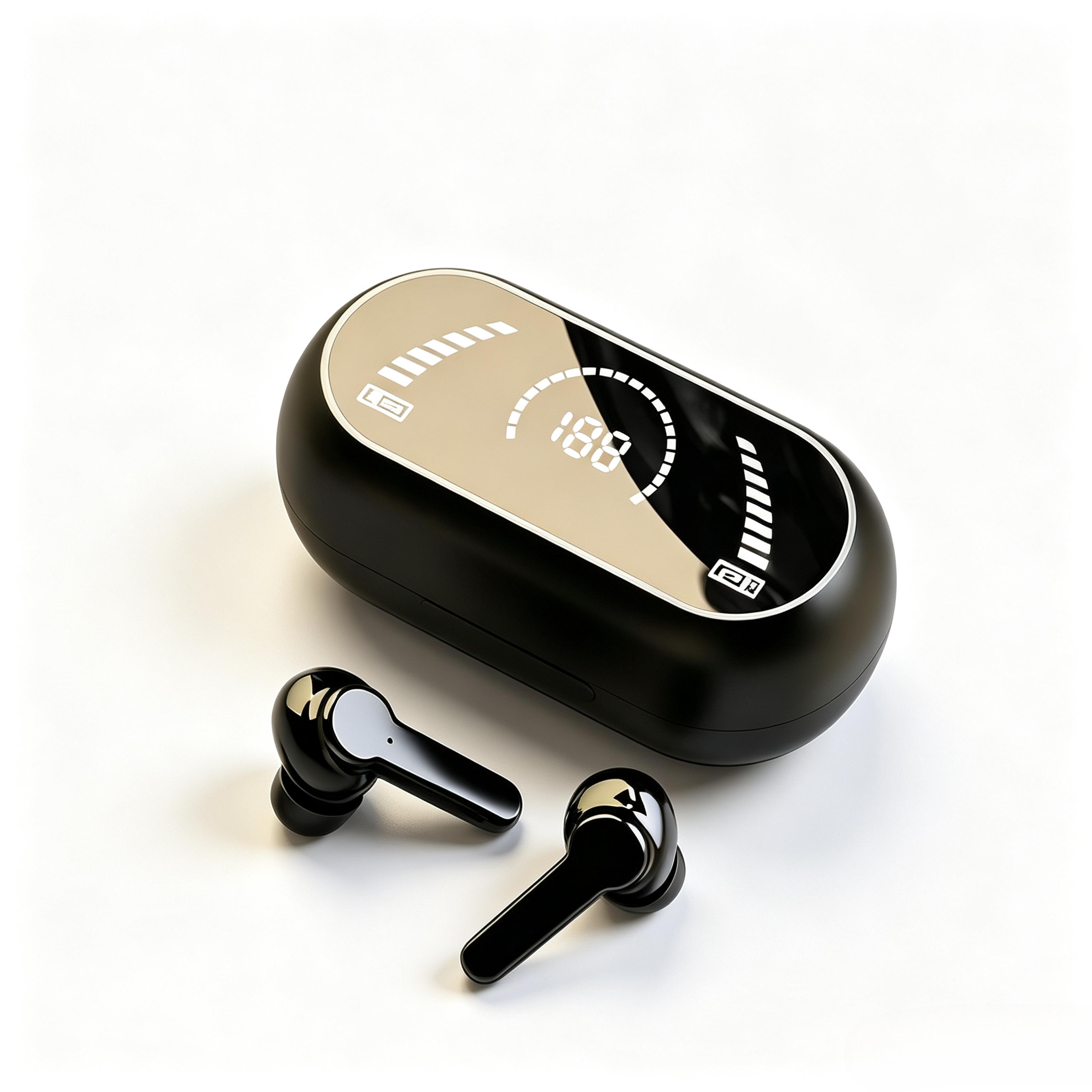 bluetooth ear clip headphones with touch control and active noise cancellation