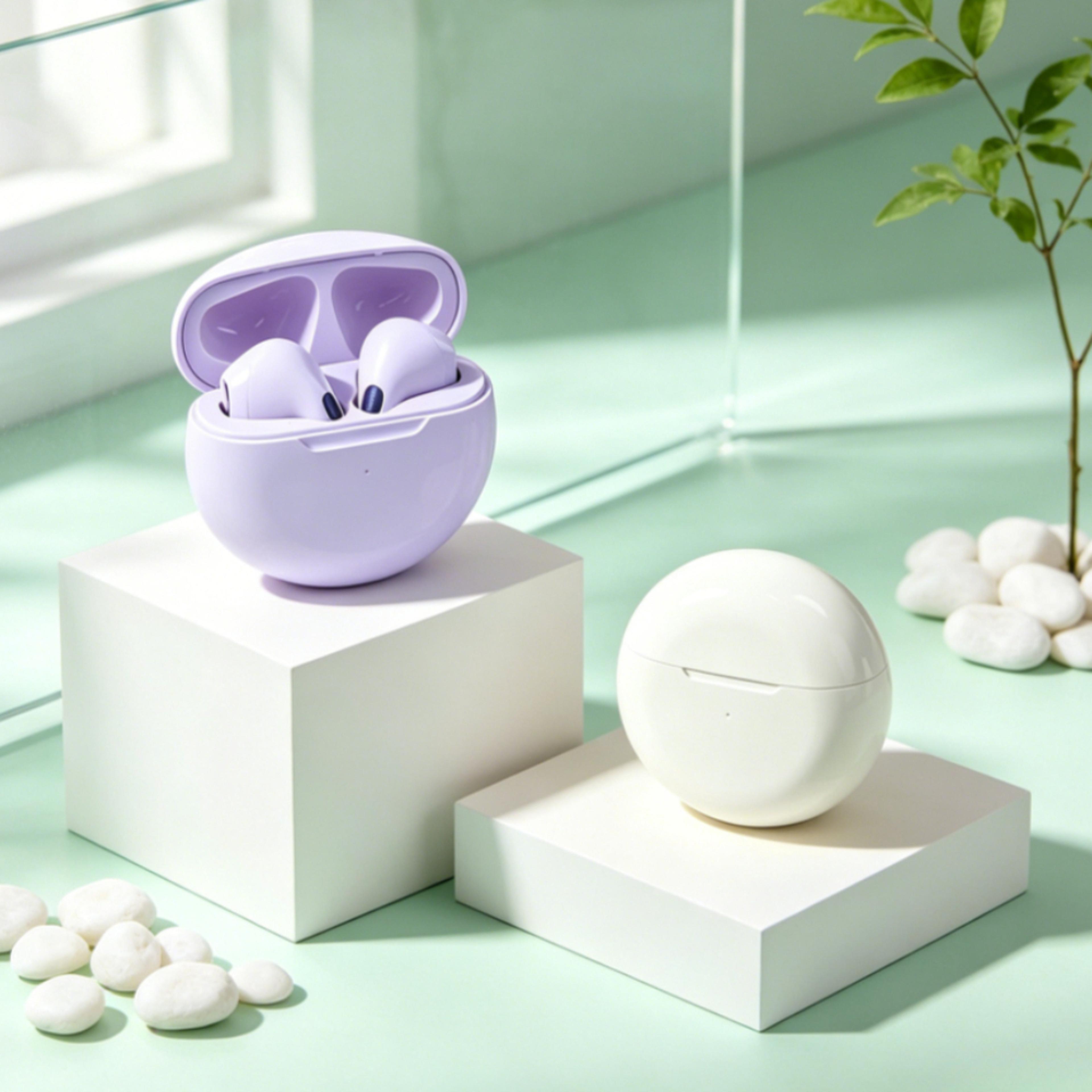 bluetooth true wireless earbuds with active noise cancellation and charging case