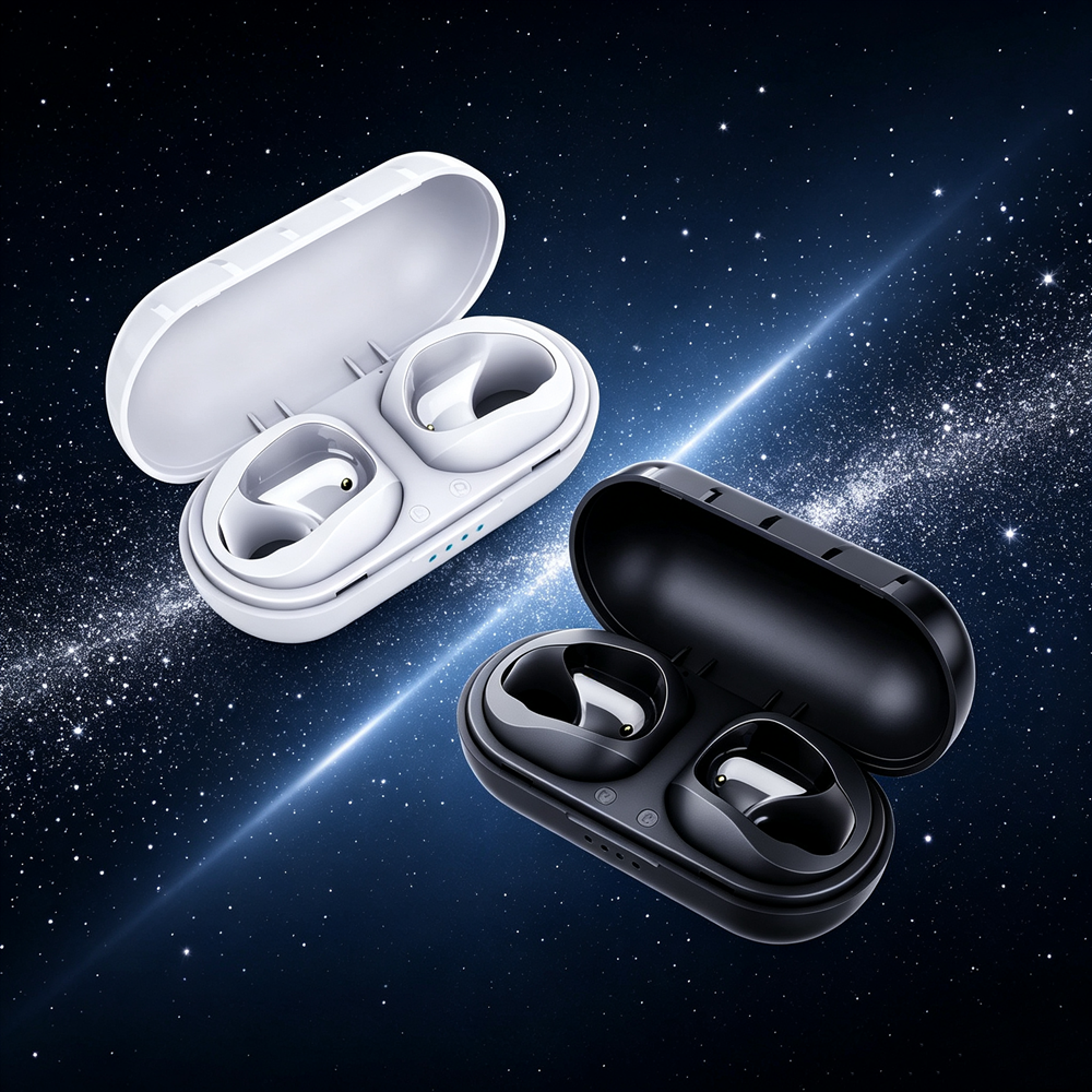 wireless earbuds active noise cancelling semi open in ear bluetooth headphones