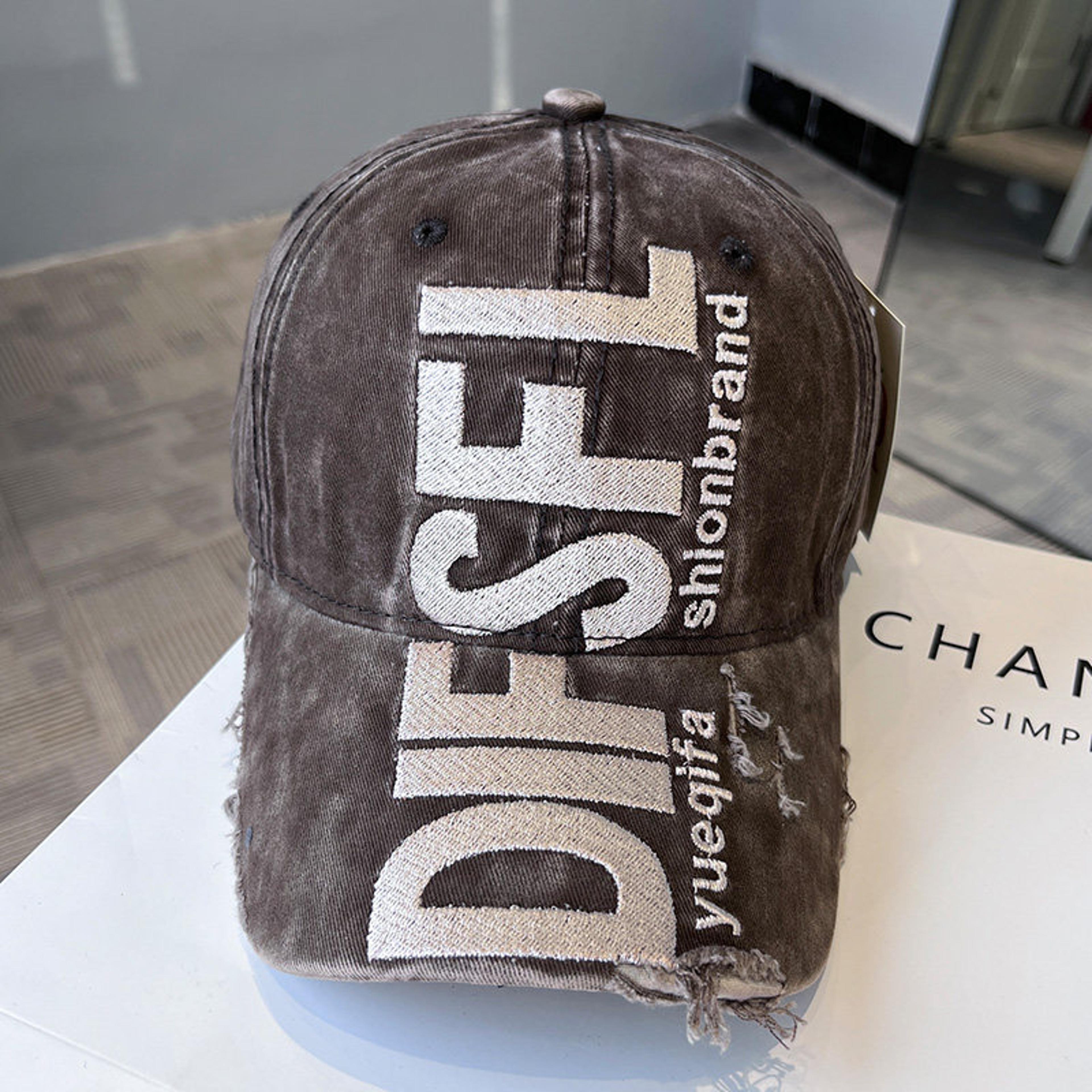 unisex casual baseball cap adjustable distressed cotton blend sunshade peaked hat