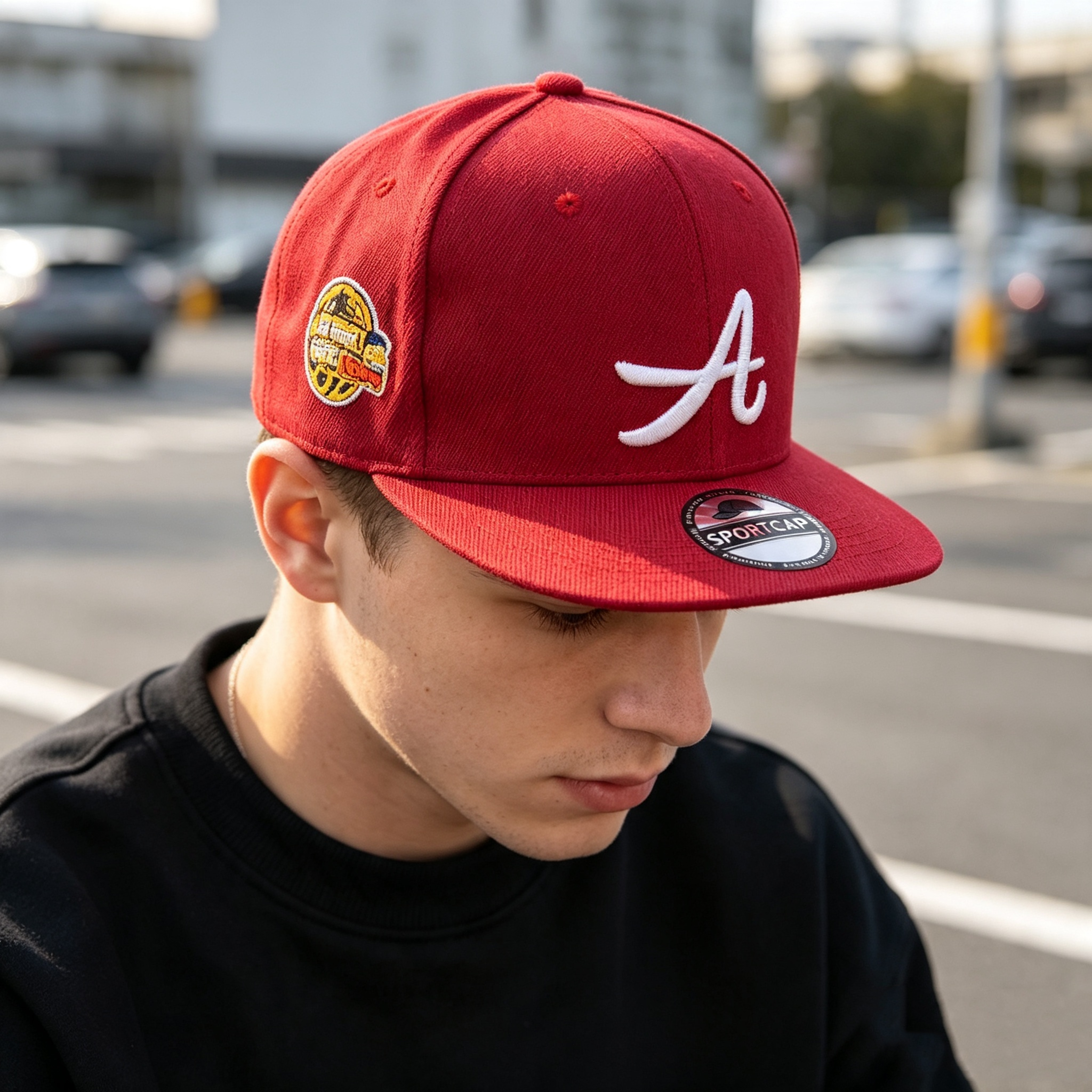 gothic letter embroidery hip-hop baseball cap adjustable casual sunscreen sun hat
