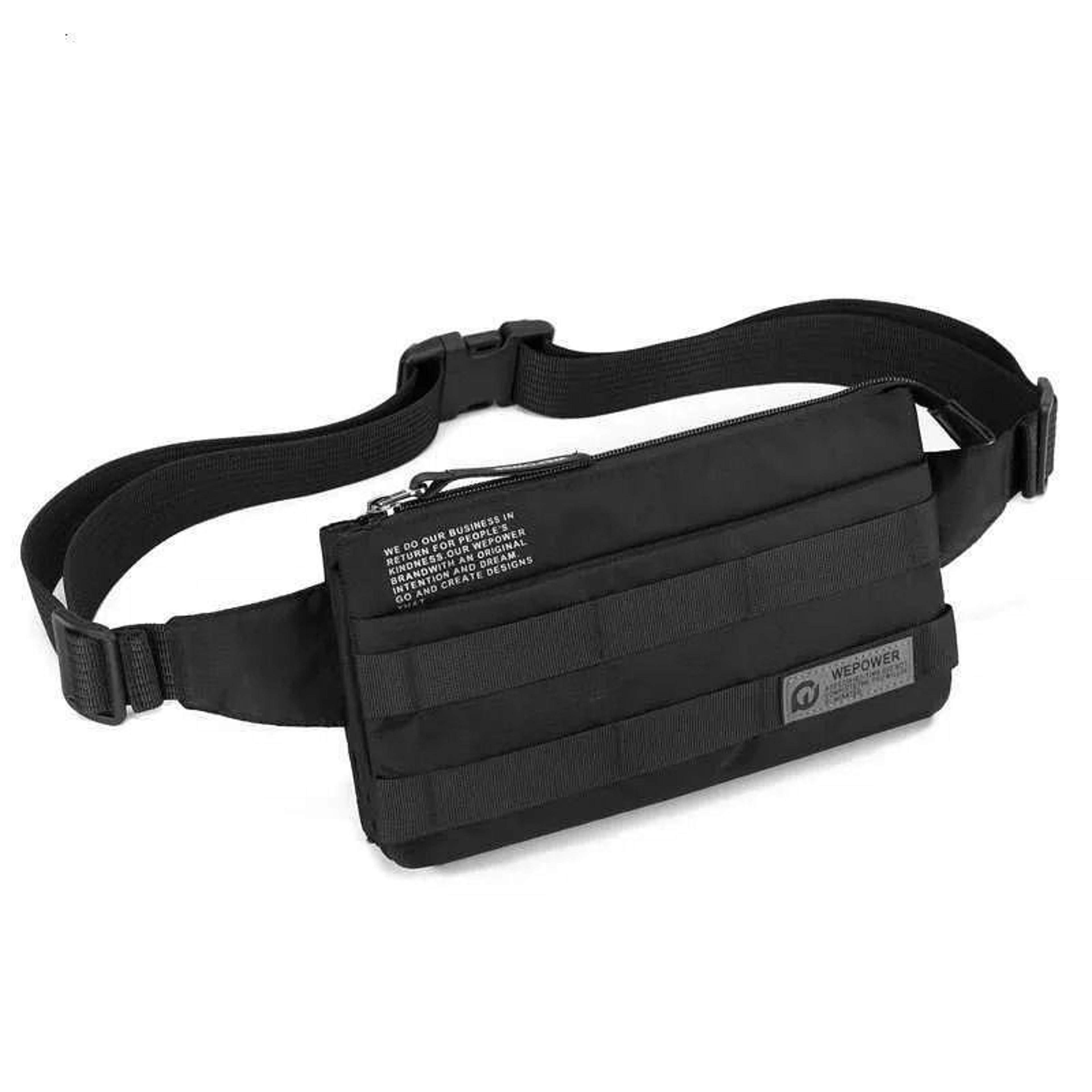 vintage style waist bag with adjustable strap and crossbody design