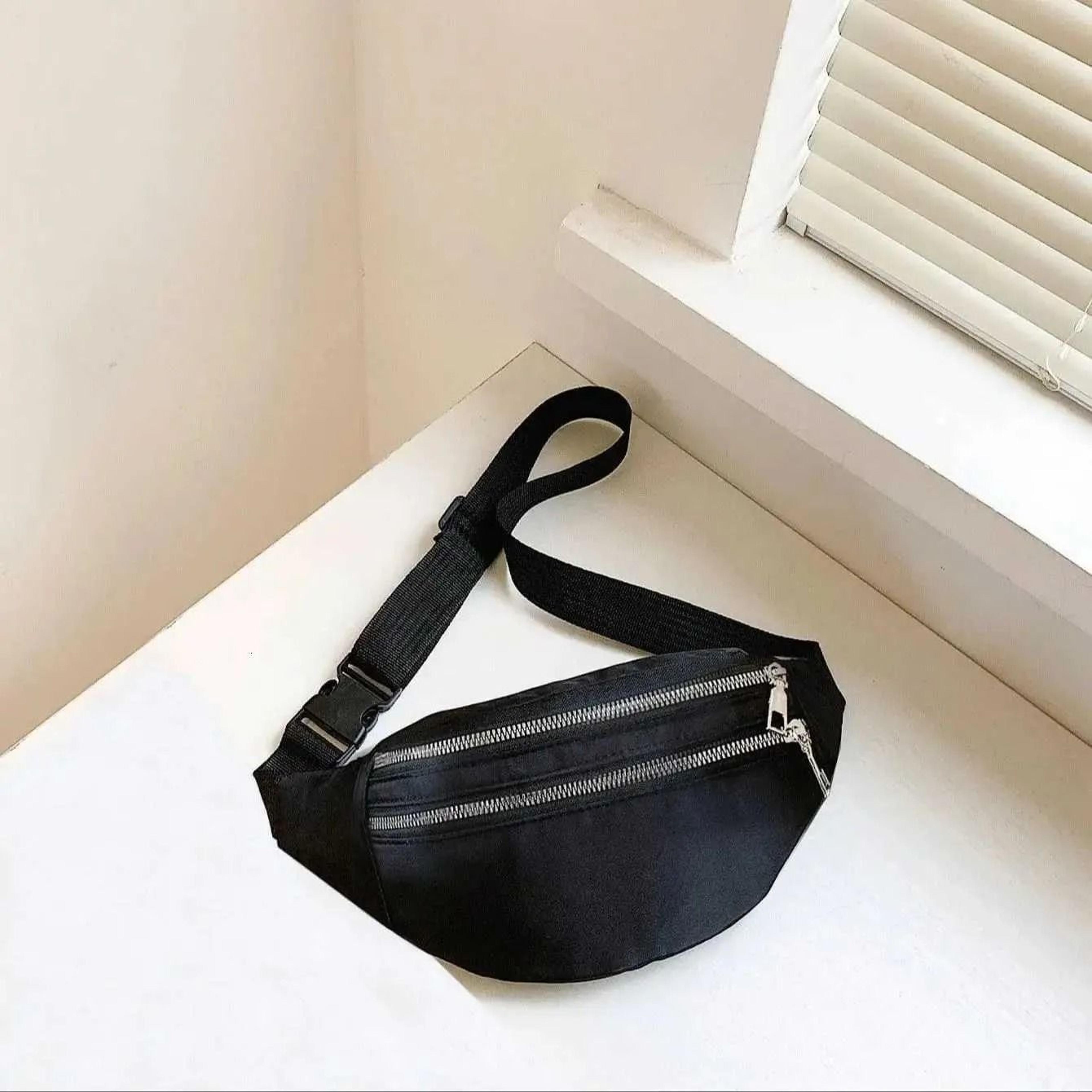 canvas crossbody chest bag for men and women versatile waist and shoulder sling bag