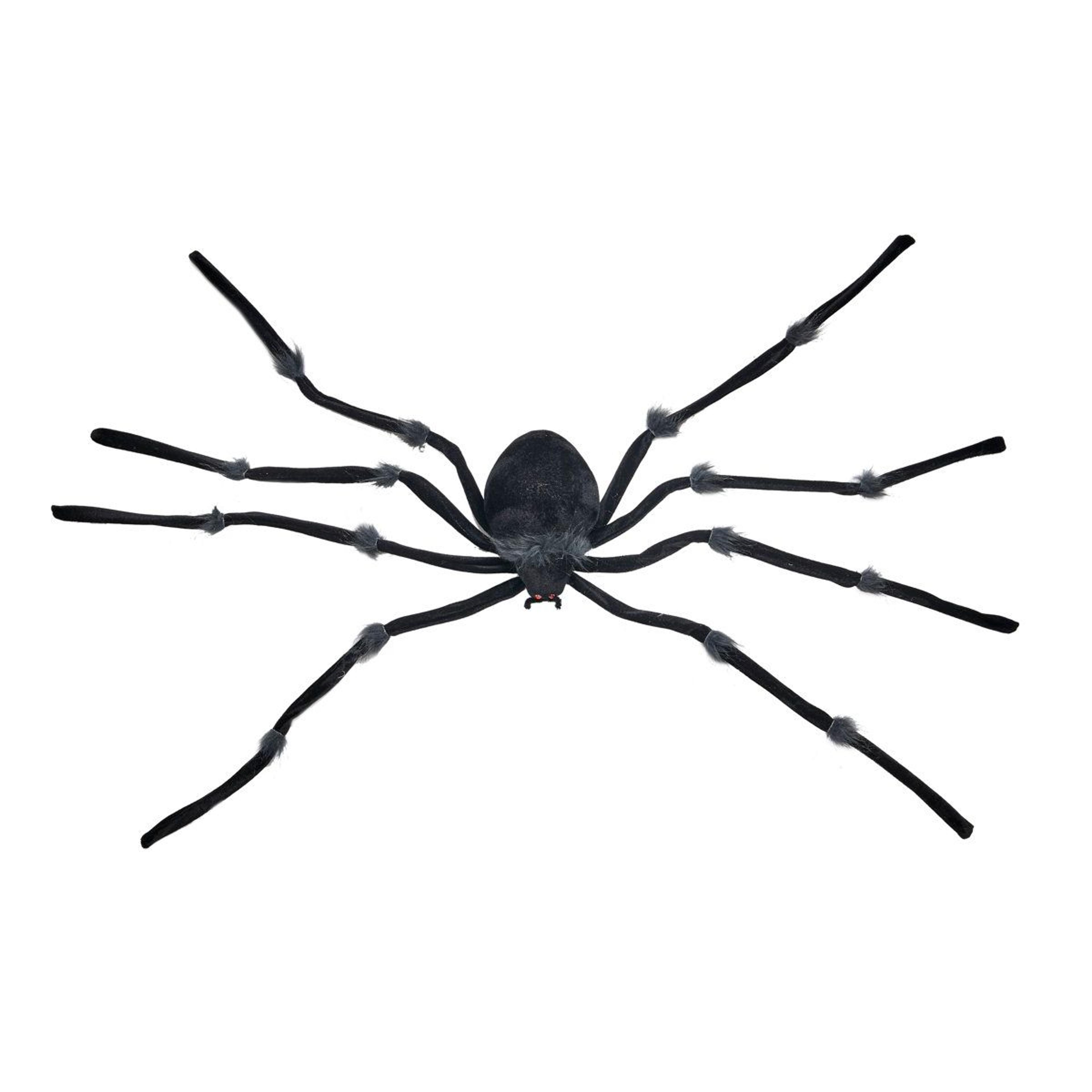 giant halloween spider decoration with bendable legs and realistic eyes