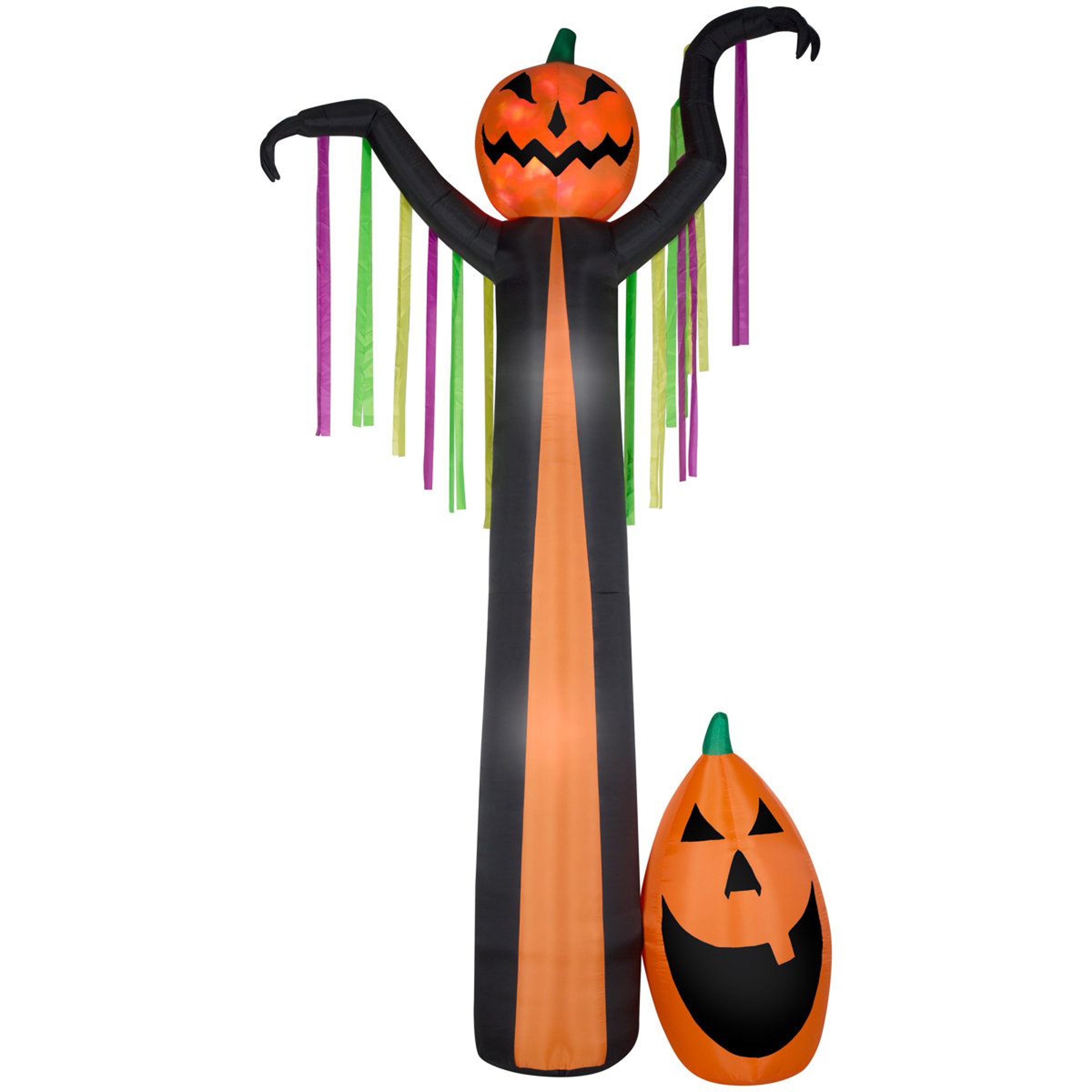 inflatable halloween pumpkin outdoor decoration with led lights