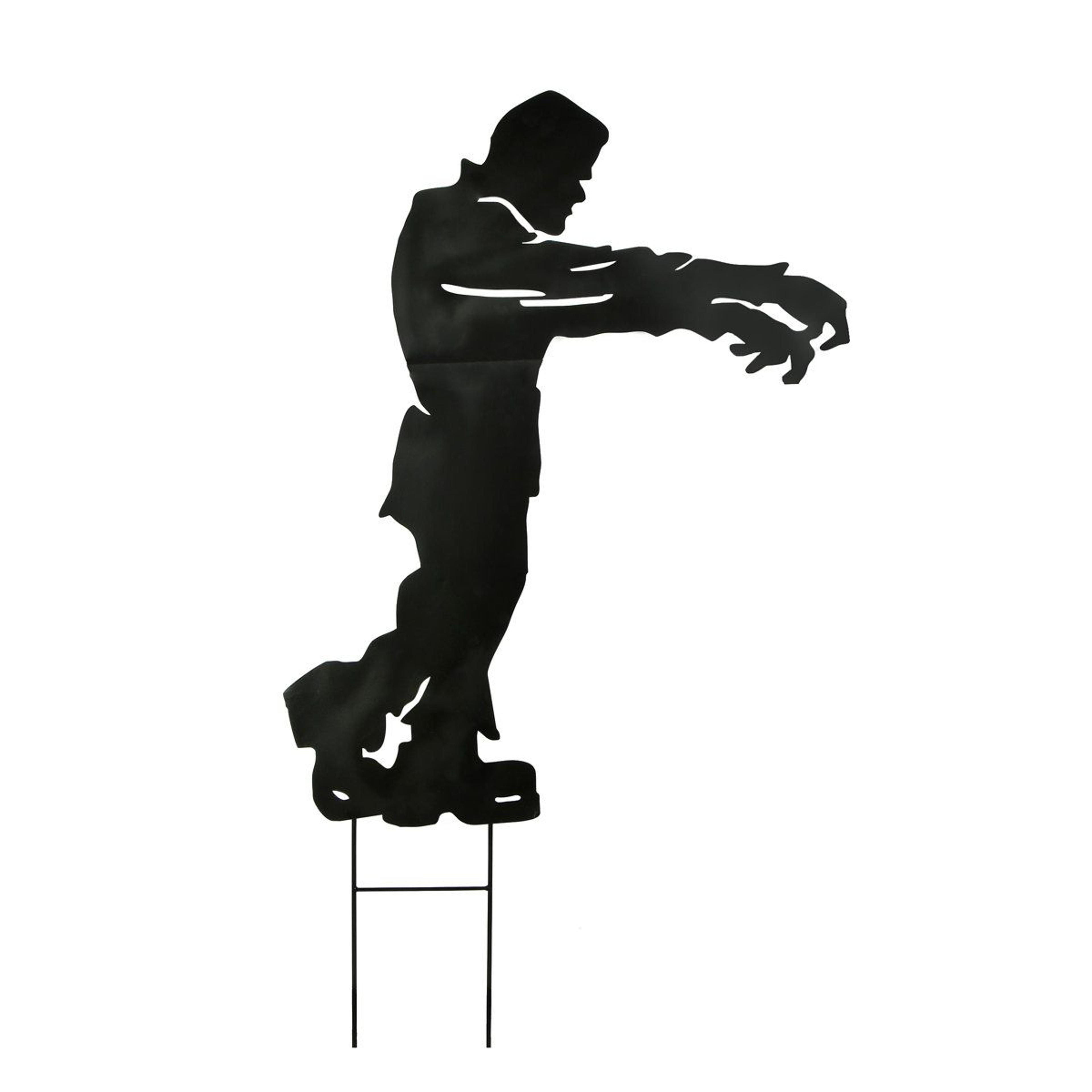 halloween frankenstein metal garden stake decoration