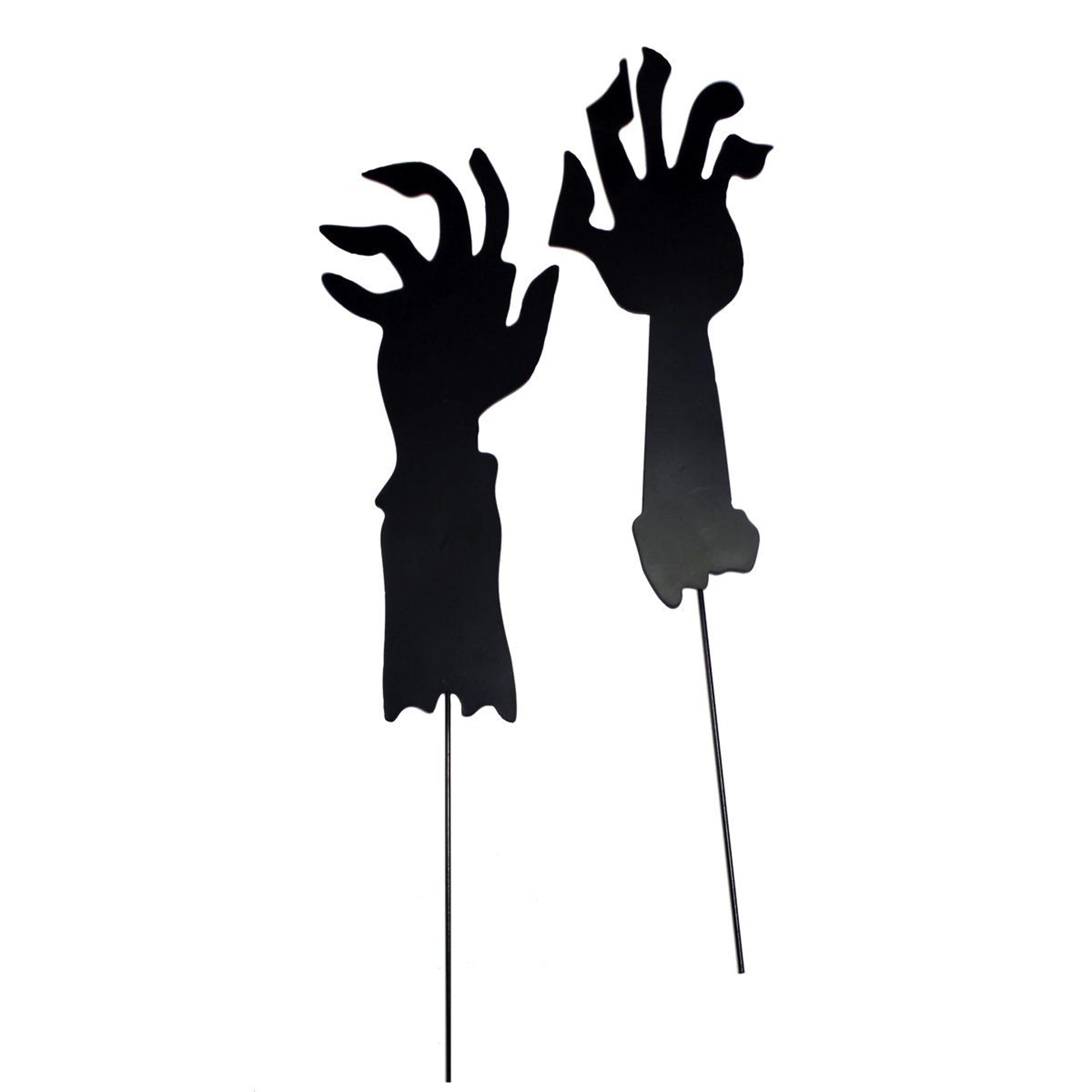 halloween zombie garden stake outdoor metal decoration