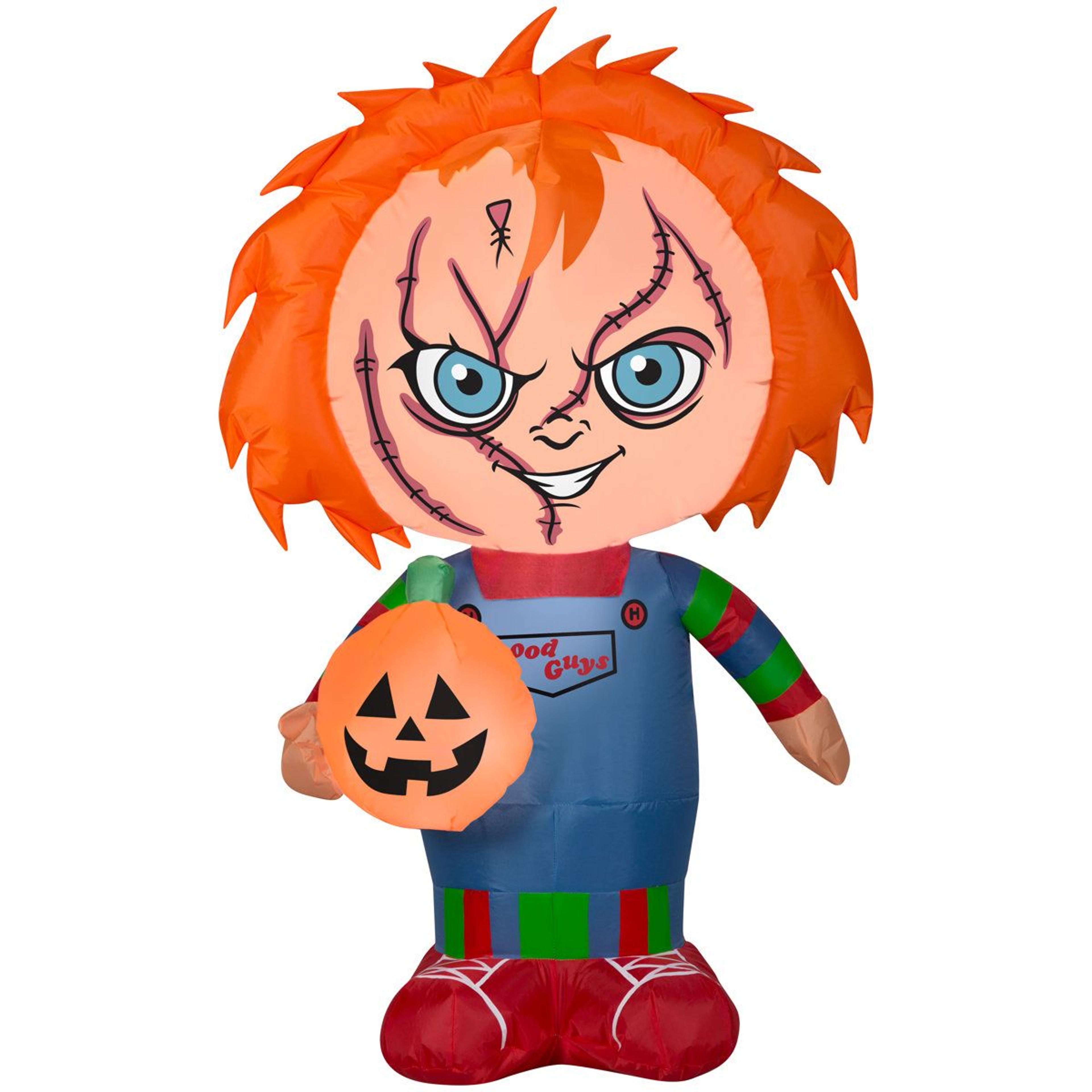 halloween chucky inflatable decoration with led lighting