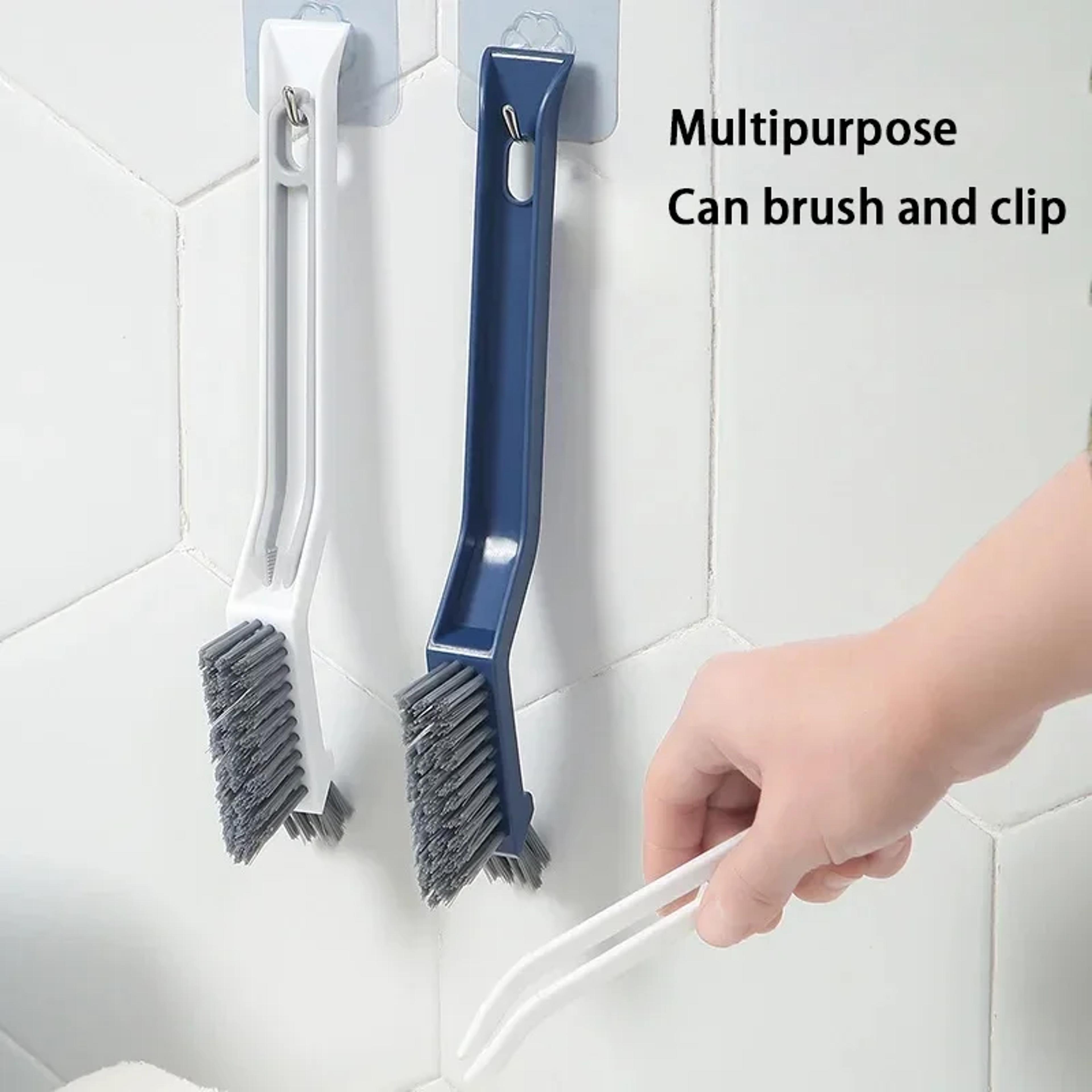 cleaning brush for bathroom tiles, corners and floor crevices