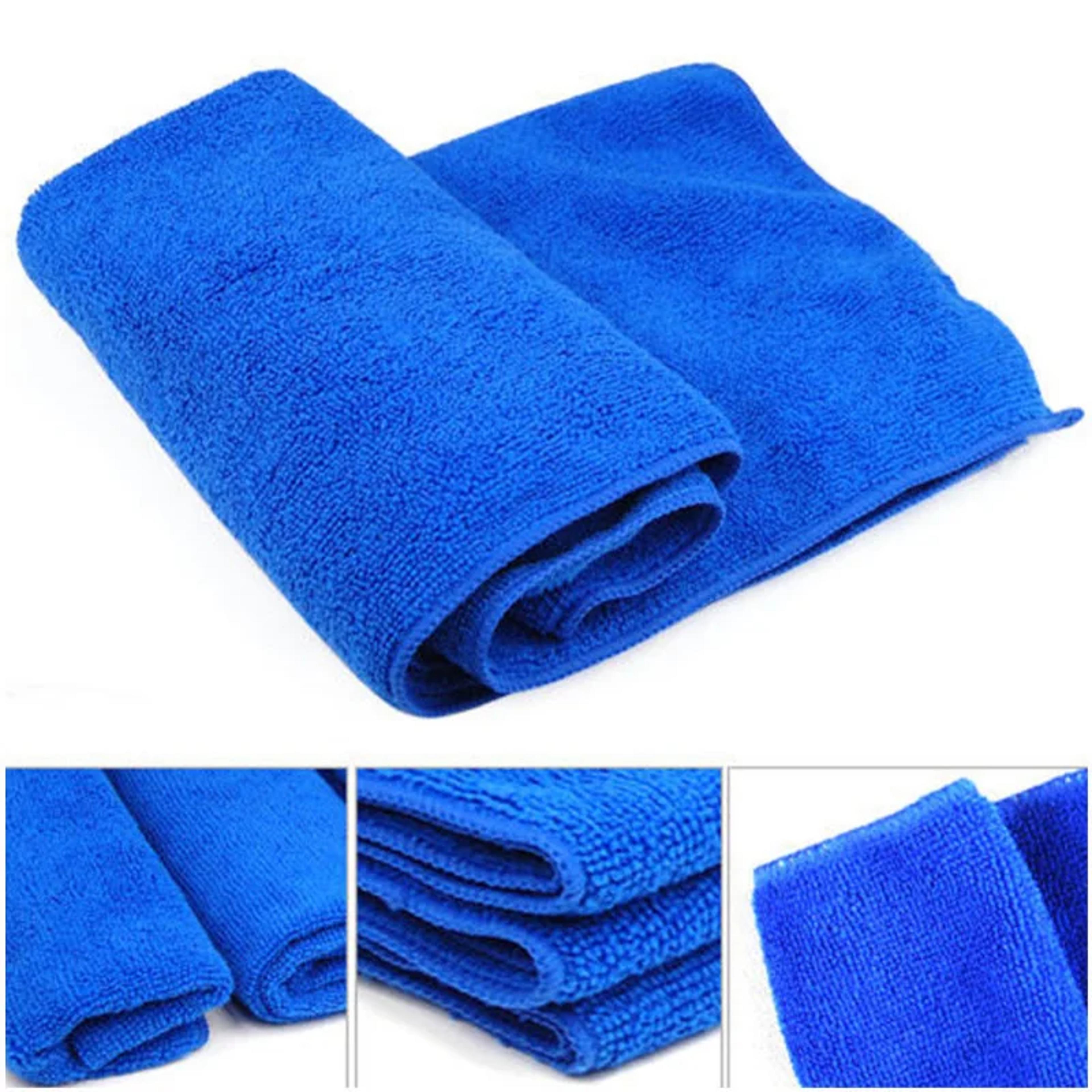 ultra soft microfiber cleaning cloth car wash & detailing towels for drying, polishing & household cleaning