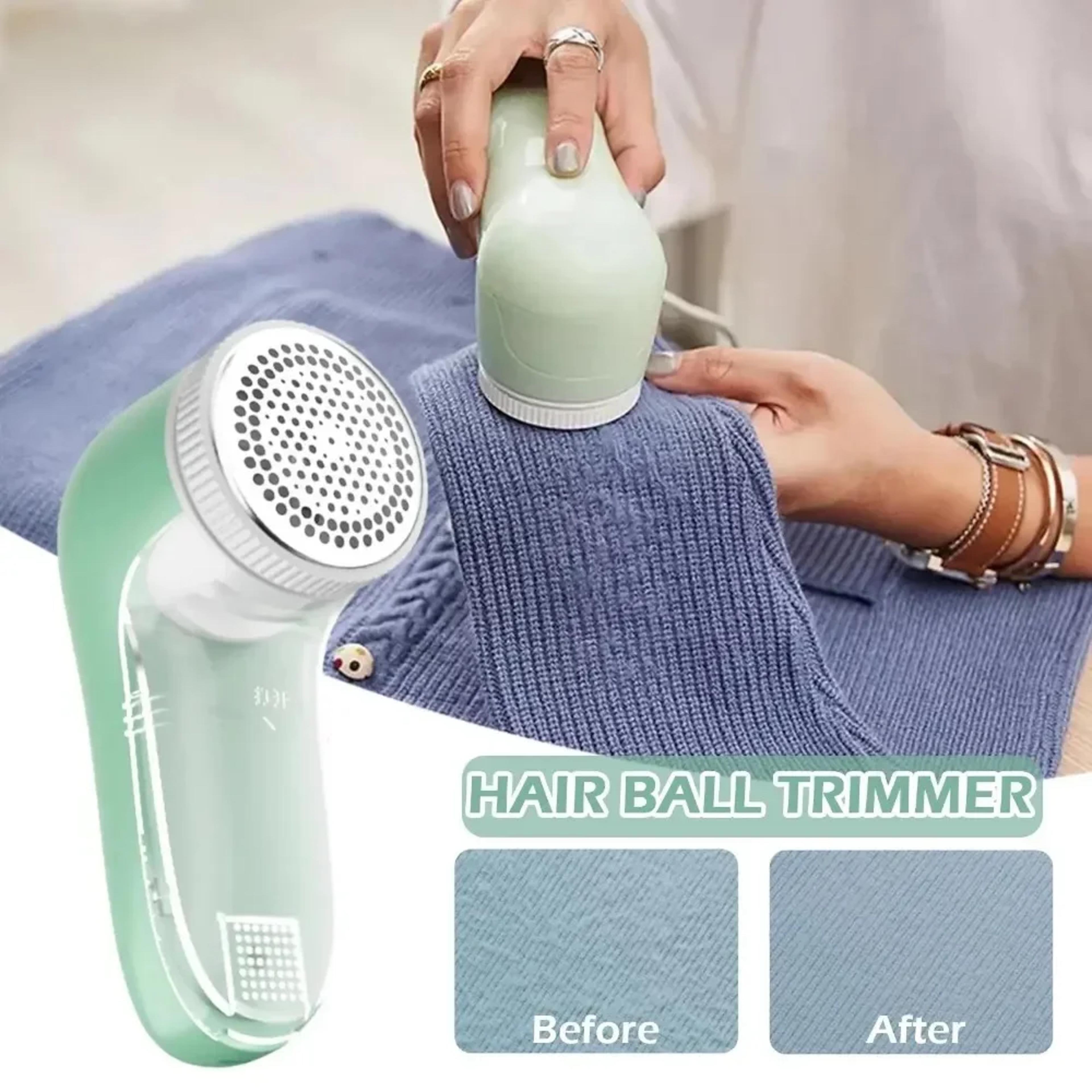 electric pet hair remover & lint remover for clothes | portable fabric shaver roller