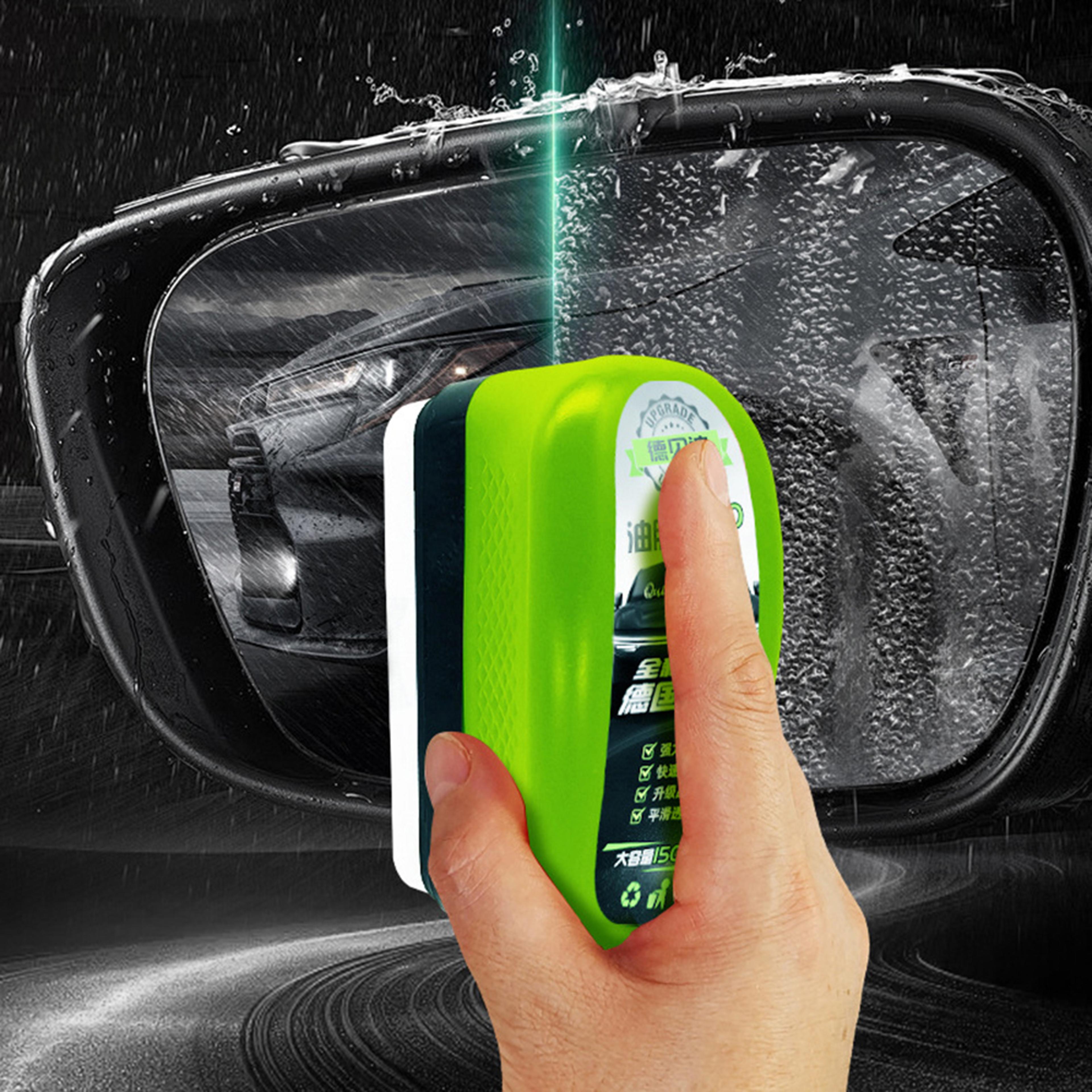 crystalclear car windshield cleaner brush with oil film remover for streak free auto glass