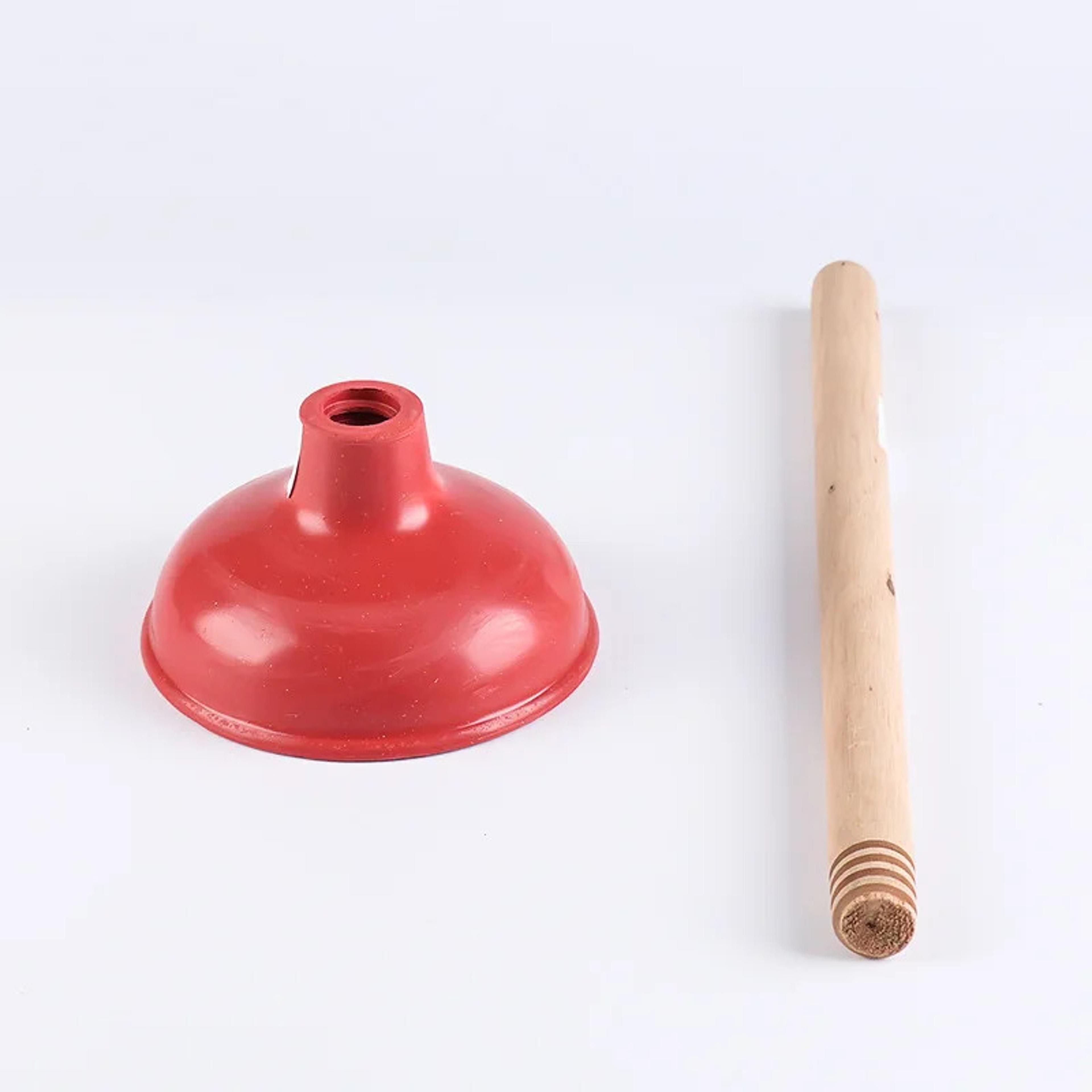 manual drain cleaner vacuum plunger sink drain unclogger for kitchen & bathroom pipes