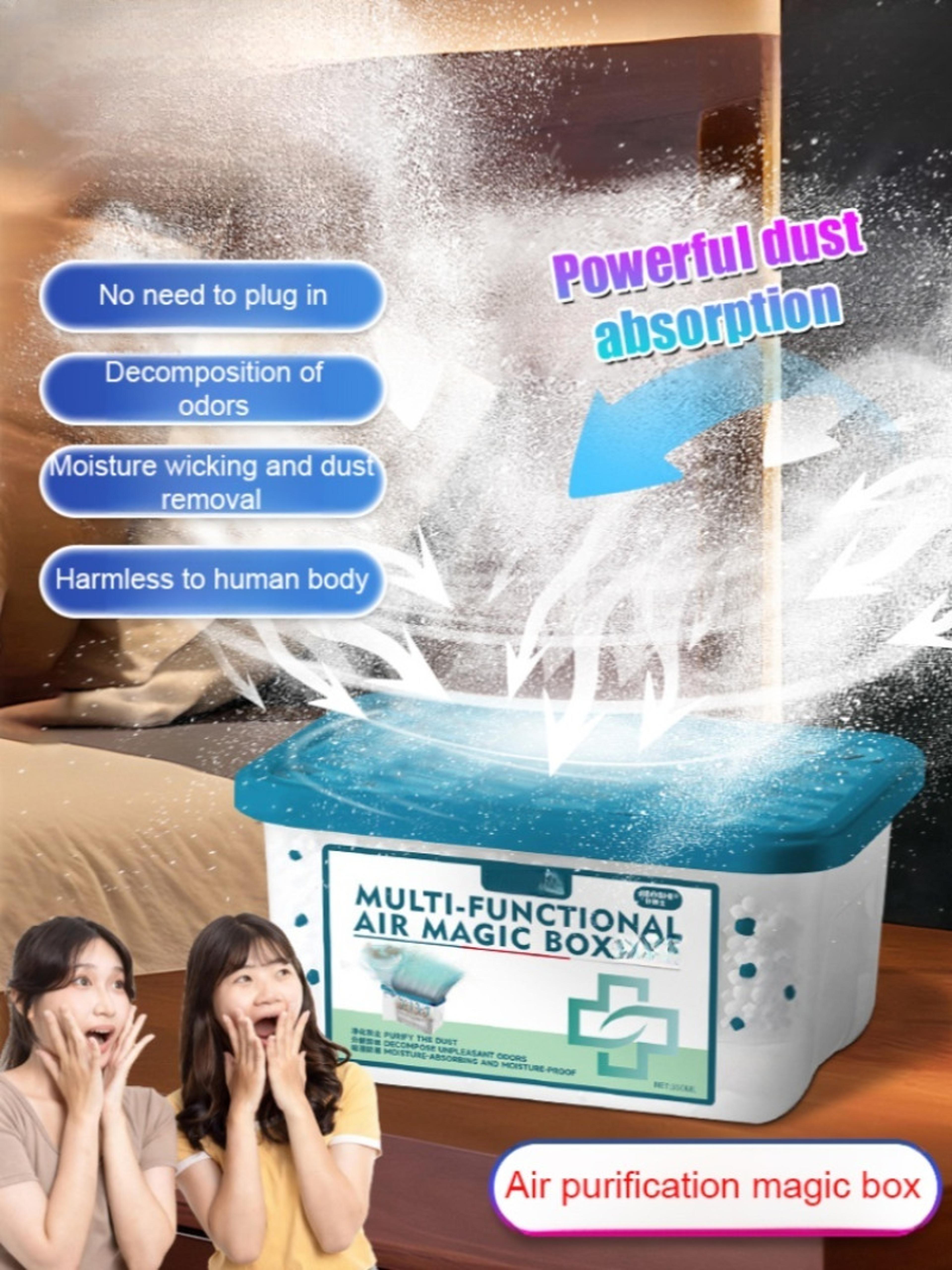 home moisture absorber dehumidifier box with odor eliminator for bathroom, closet & living spaces