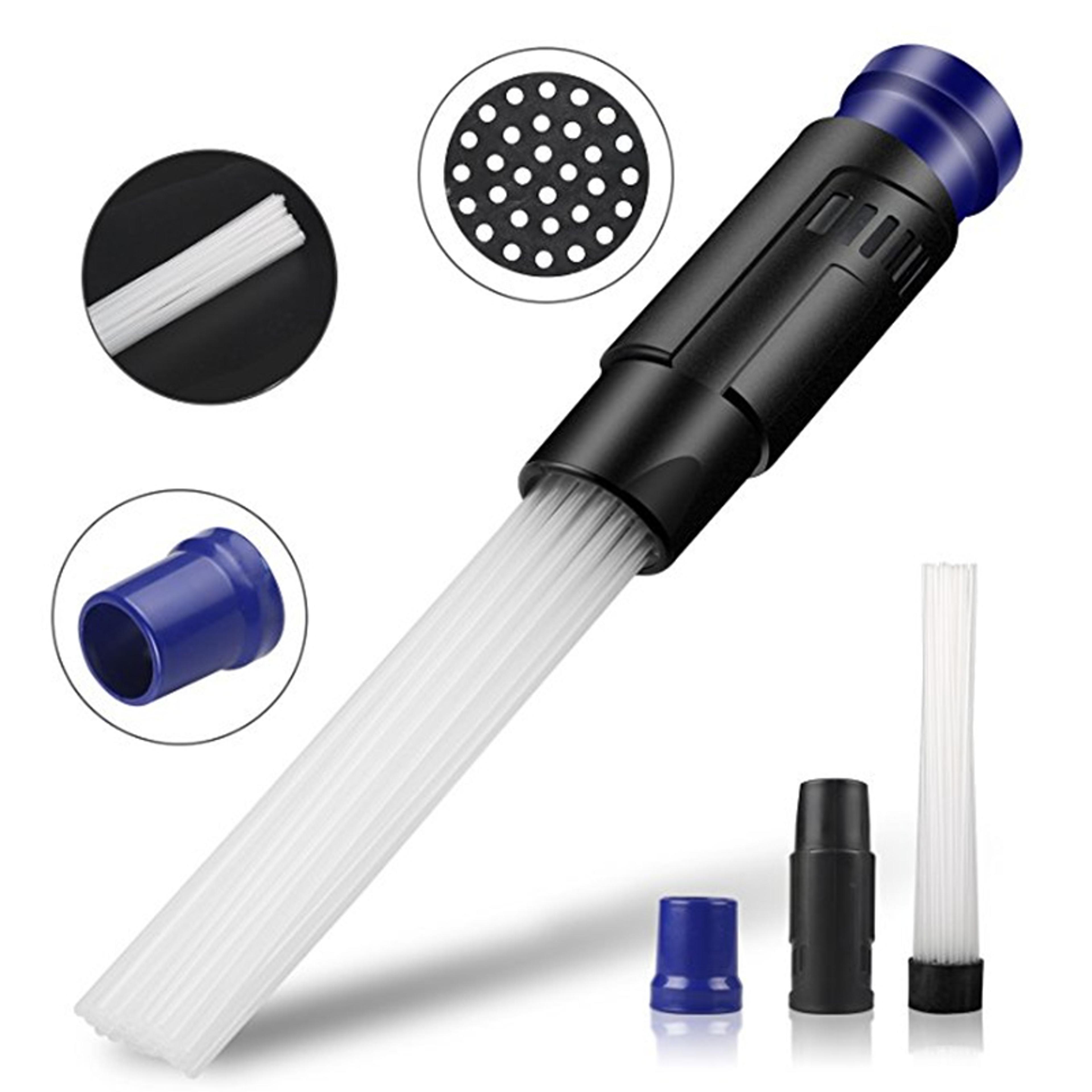 multi tube keyboard vacuum attachment for car gaps, keyboards & tight spaces