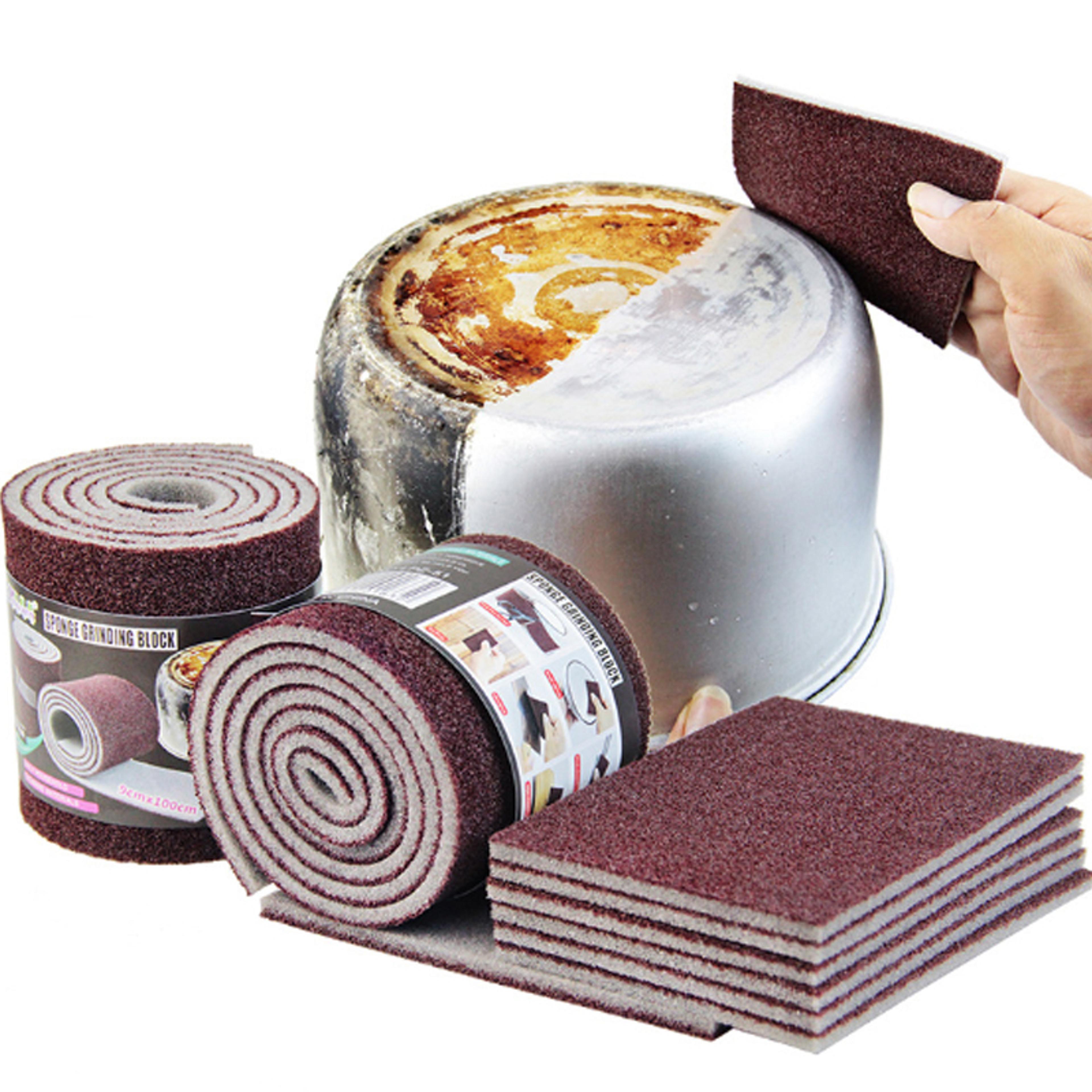 magic cleaning sponge dual-sided melamine sponge for pots, pans & kitchen cleaning
